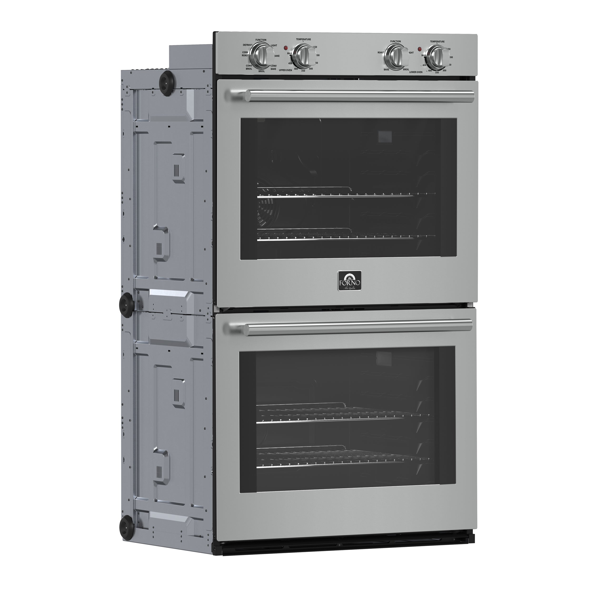 Forno Vomero 30 in. 10 cu.ft. Stainless Steel Double Electric Wall Oven | FBOEL1324-30
