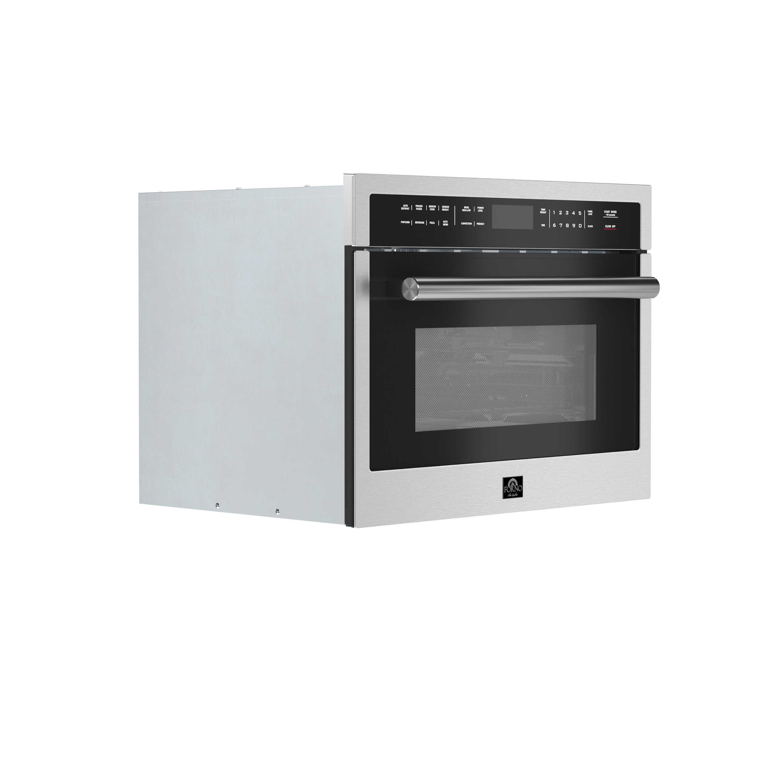 Forno Oliena 24 in. 1.6 cu.ft Stainless Steel Built-In Microwave Oven | FMWDR3093-24