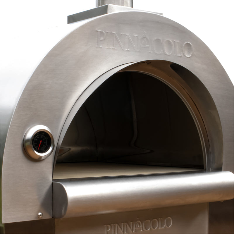 Pinnacolo Premio Stainless Steel Wood Fired Pizza Oven