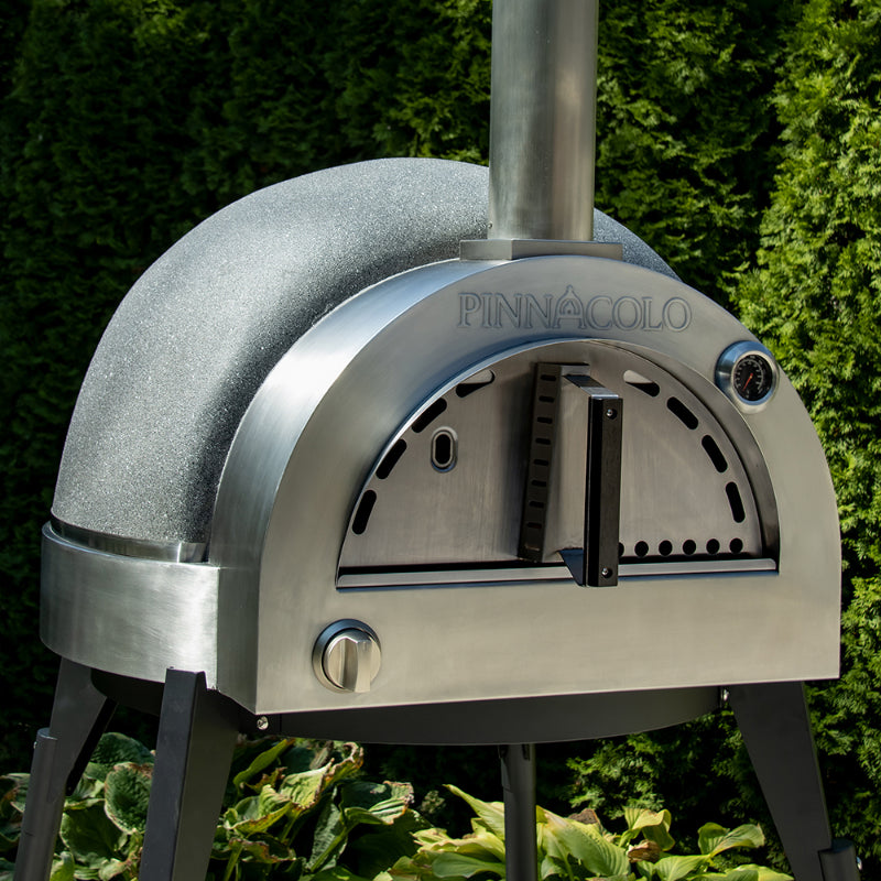 Pinnacolo L'Argilla Stainless Steel Propane Gas Pizza Oven