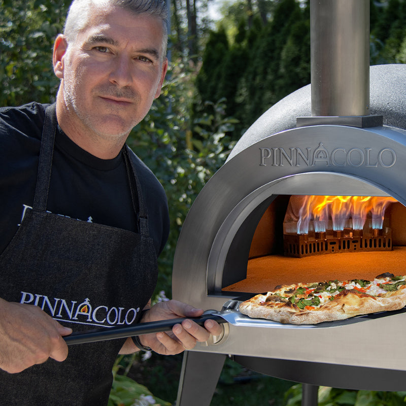 Pinnacolo L'Argilla Stainless Steel Propane Gas Pizza Oven