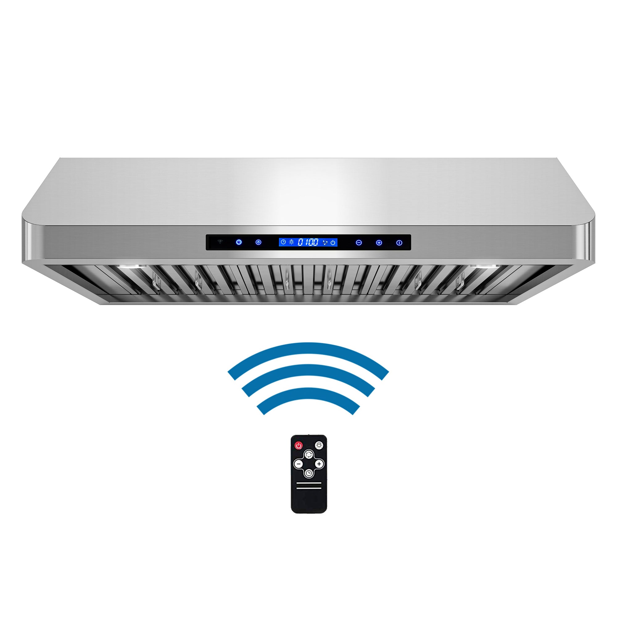 Cosmo Haven 36 in. 500 CFM Stainless Steel Under-Cabinet Range Hood, Touch Controls | COS-QS90