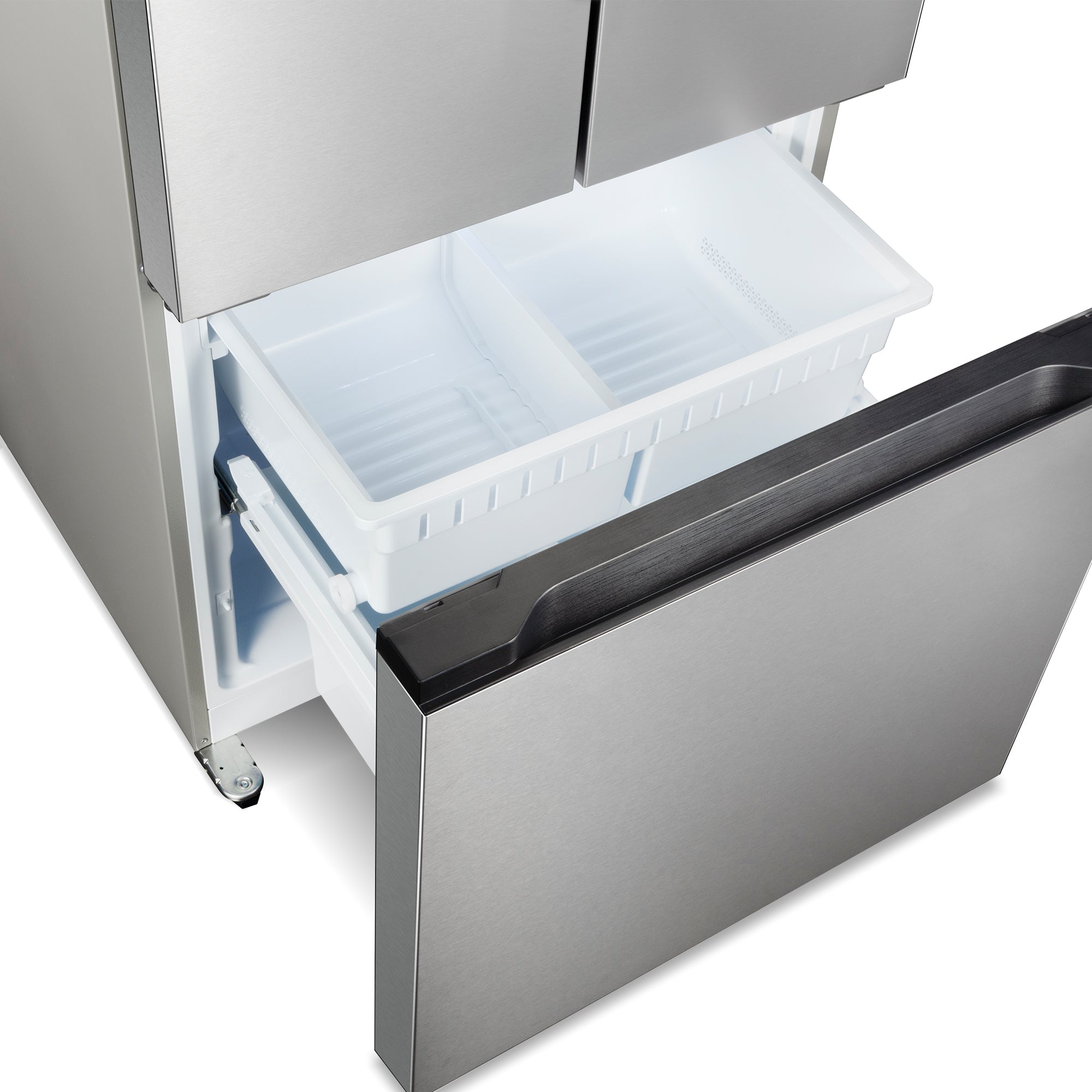 Cosmo Vista 30 in. 17.5 cu. ft. Stainless Steel French Door Refrigerator with Recessed Handles Ice Maker | COS-RFFV183RS
