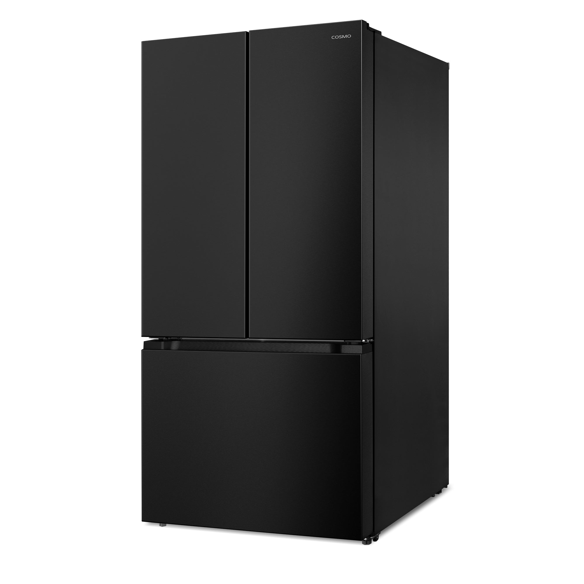 Cosmo Vista 36 in. 27.4 cu. ft. Black French Door Refrigerator with Recessed Handles and Ice Maker | COS-RFFV283RBK