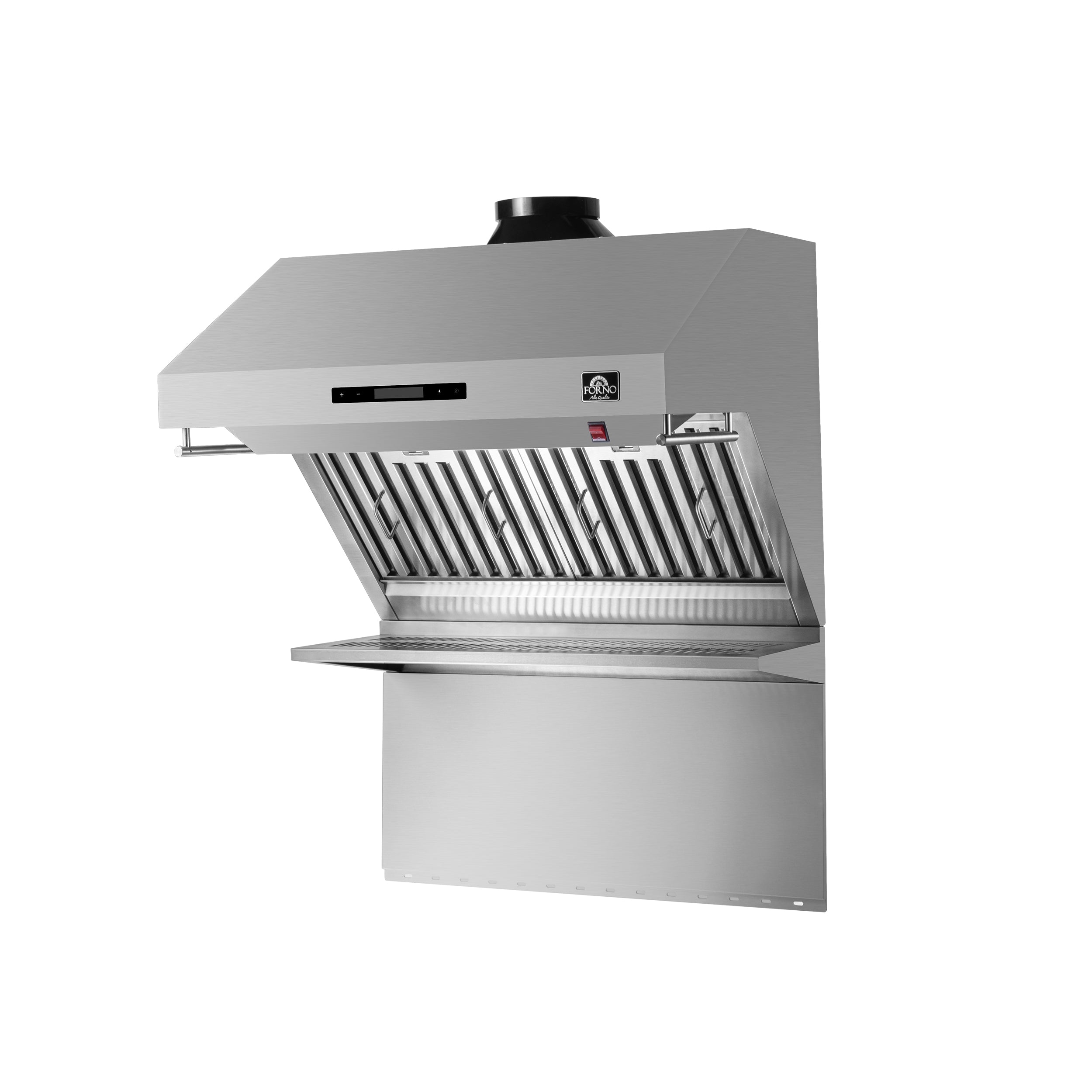 Forno Savona 30 in. 600 CFM Stainless Steel Wall Mount Range Hood with Back Splash and Baffle Filters | FRHWM5029-30