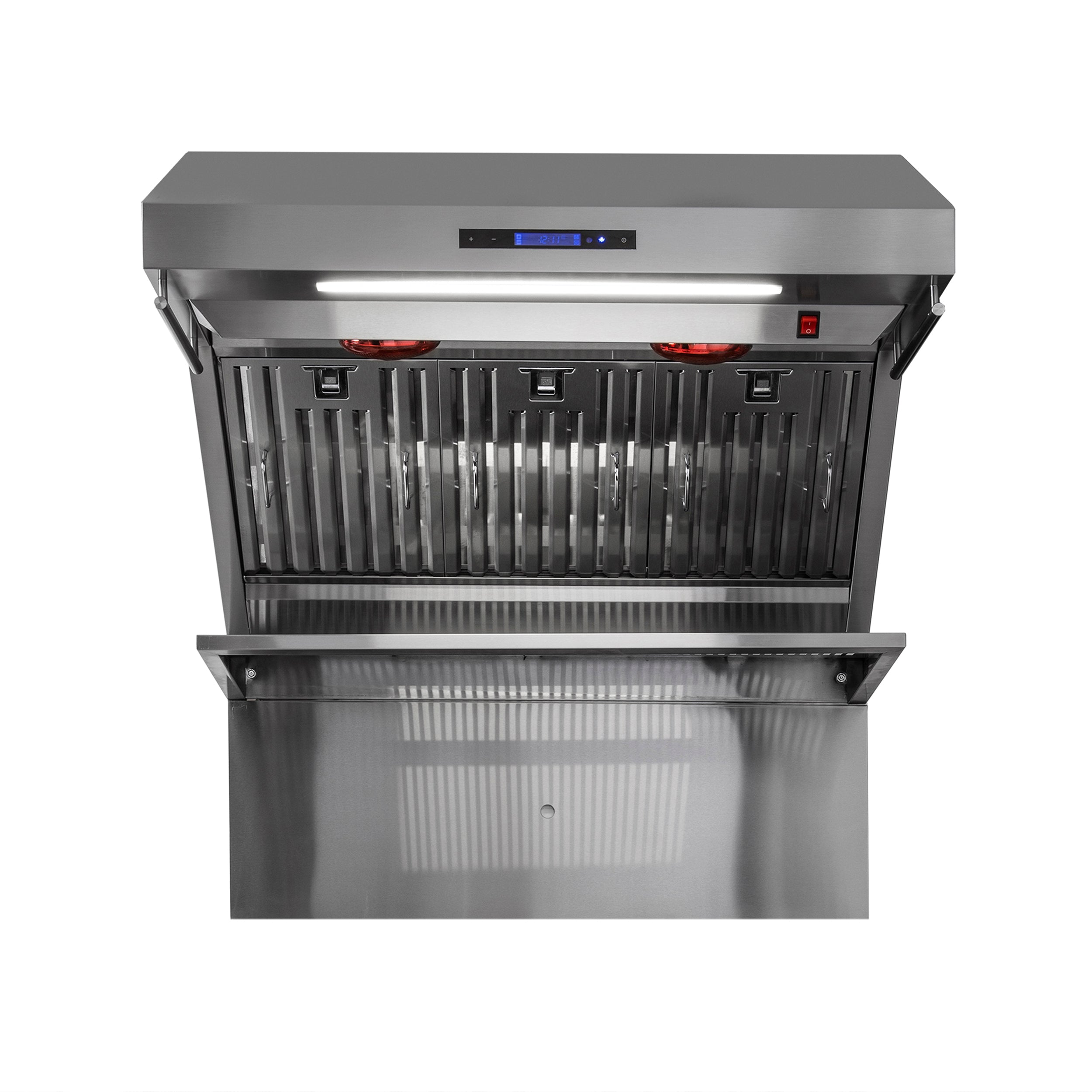 Forno Savona 36 in. 1200 CFM Stainless Steel Wall Mount Range Hood with Back Splash and Baffle Filters | FRHWM5029-36