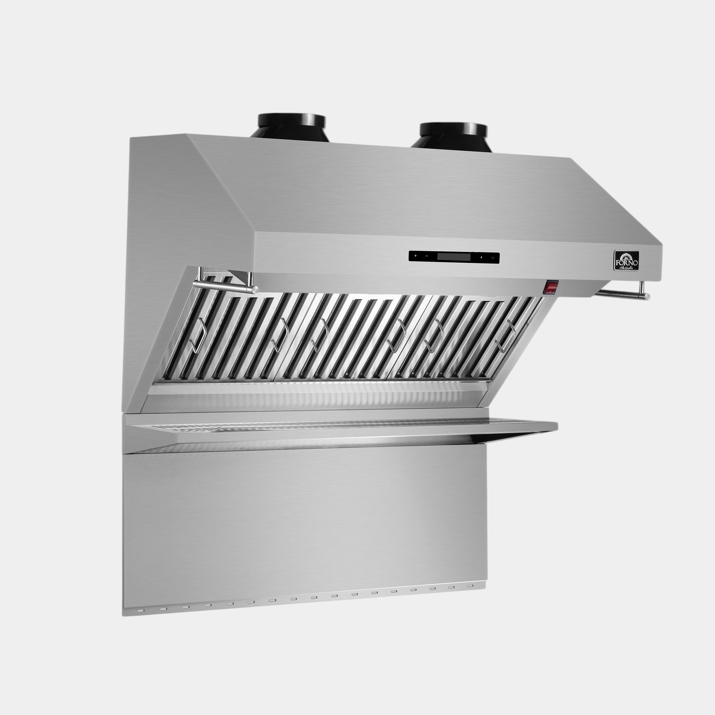 Forno Savona 36 in. 1200 CFM Stainless Steel Wall Mount Range Hood with Back Splash and Baffle Filters | FRHWM5029-36