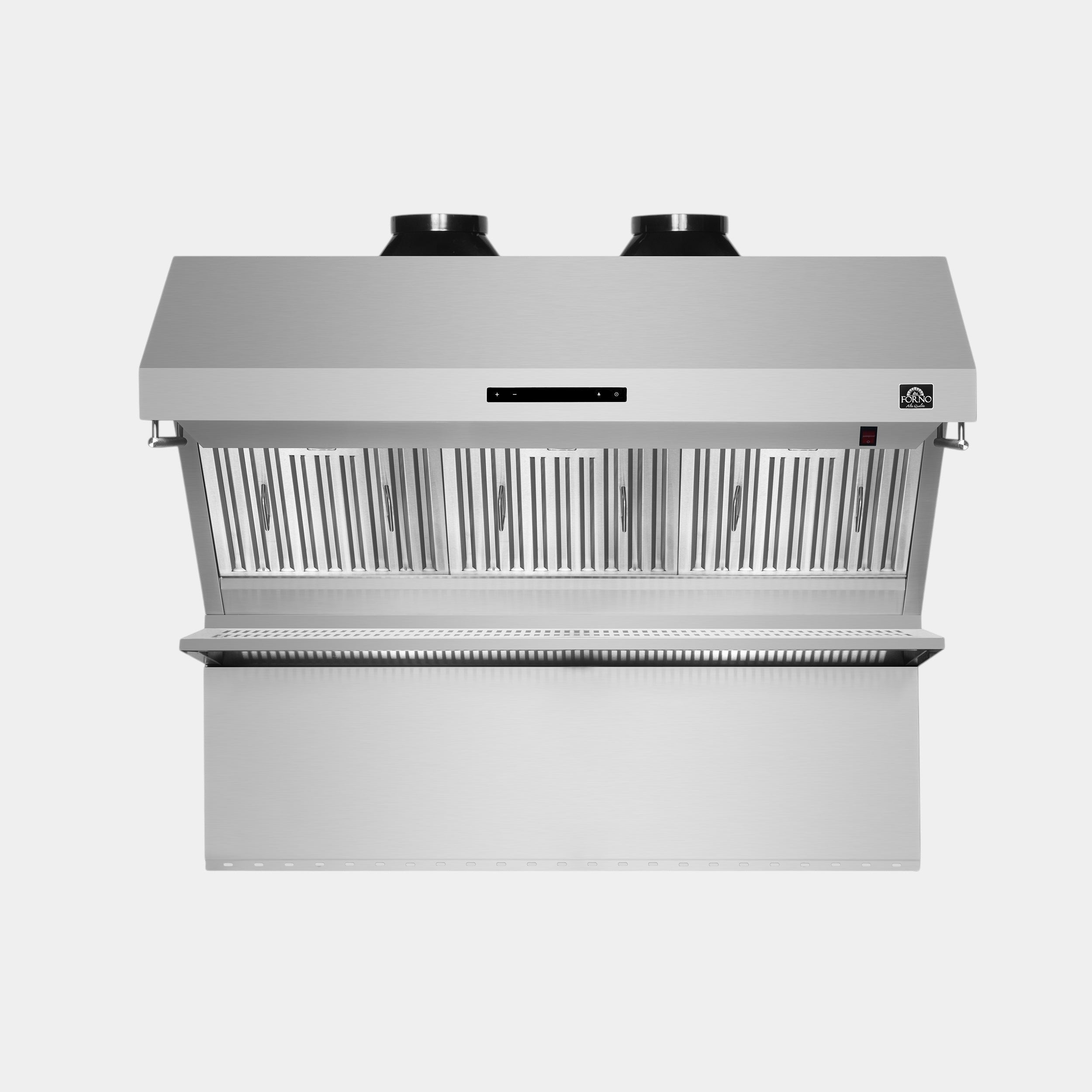 Forno Savona 48 in. 1200 CFM Stainless Steel Wall Mount Range Hood with Back Splash and Baffle Filters | FRHWM5029-48