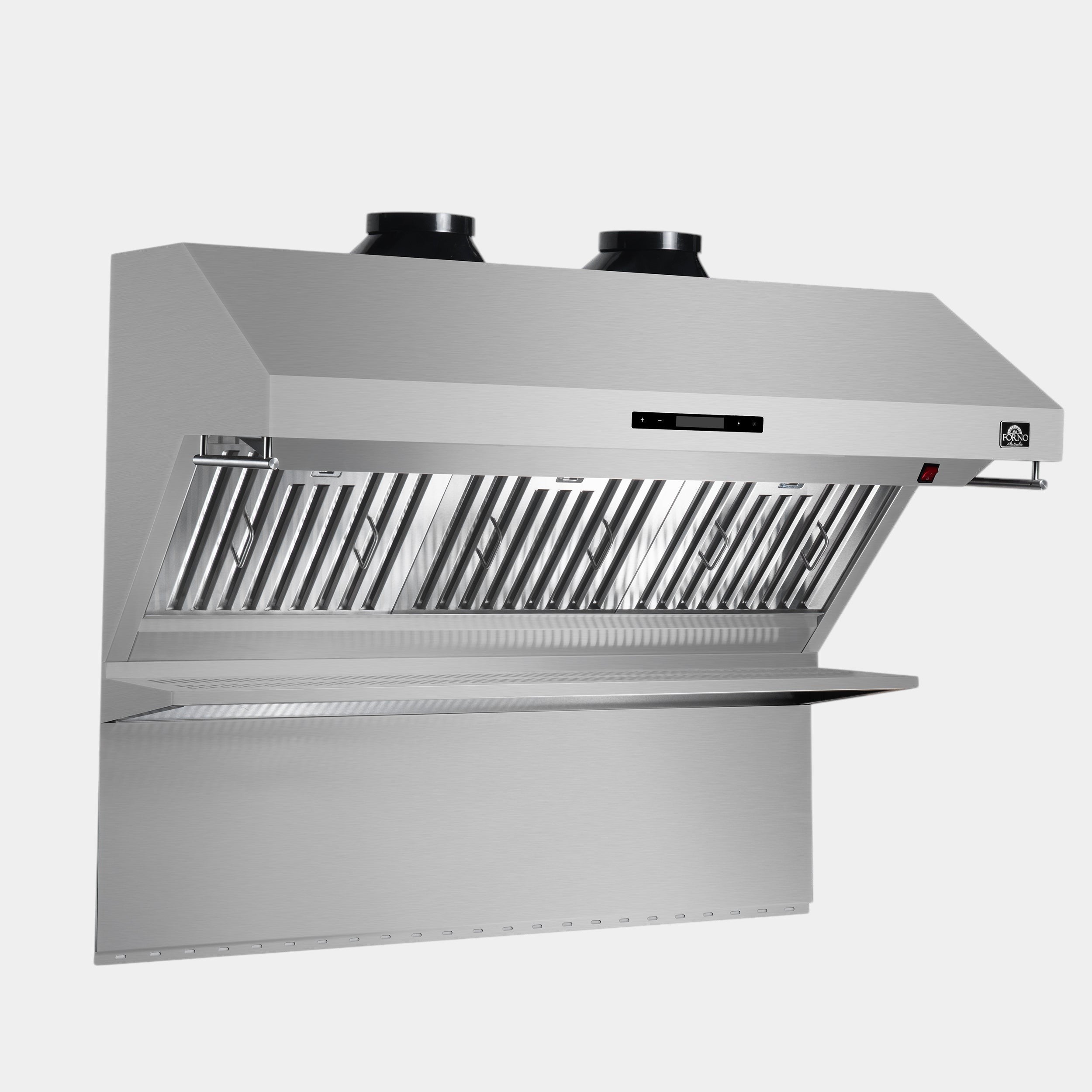 Forno Savona 48 in. 1200 CFM Stainless Steel Wall Mount Range Hood with Back Splash and Baffle Filters | FRHWM5029-48