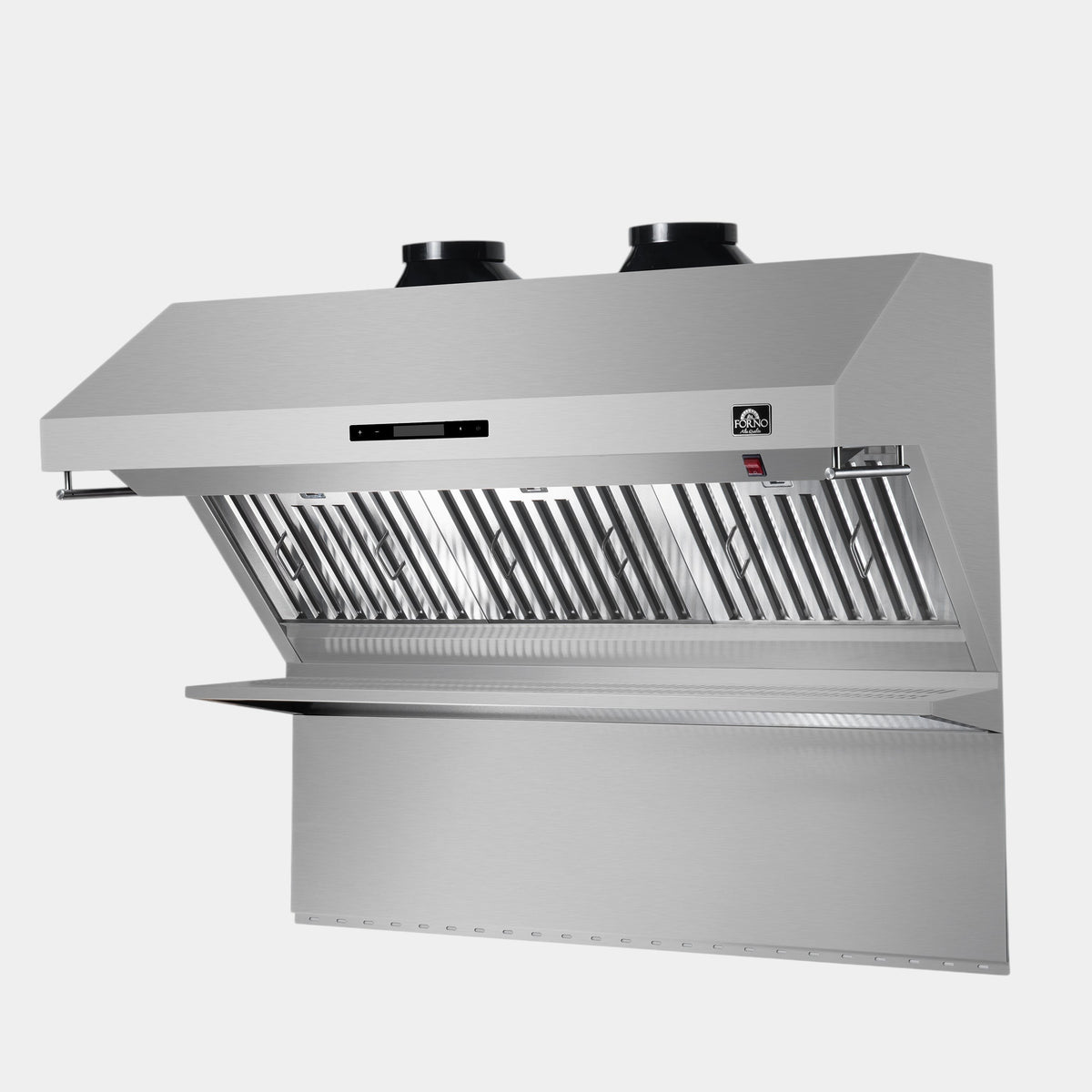 Forno Savona 48 in. 1200 CFM Stainless Steel Wall Mount Range Hood with Back Splash and Baffle Filters | FRHWM5029-48