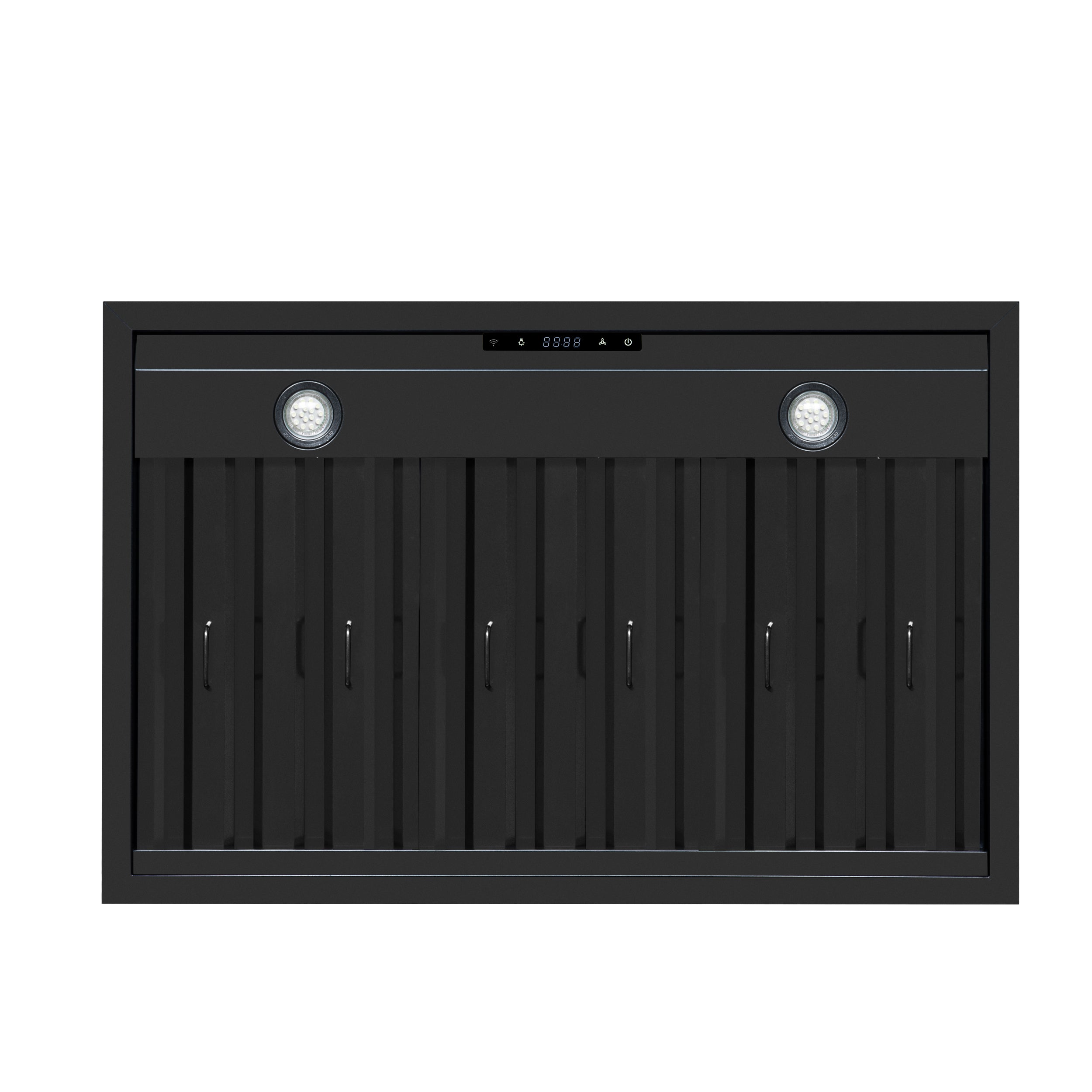 Forno Valente 36 in. 427 CFM Black Wall Mount Range Hood with Remote Control | FRHWM5099-36CPBLK