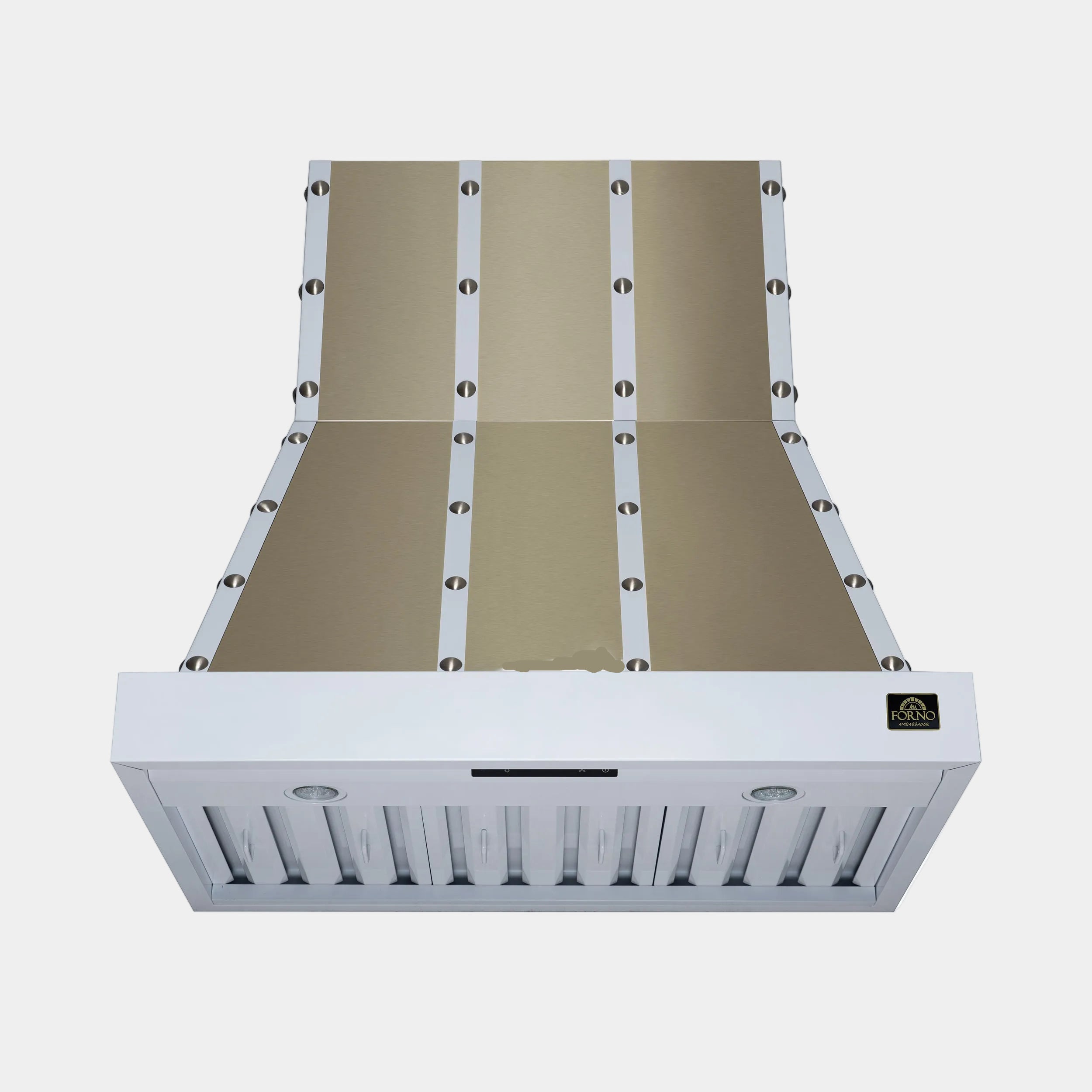 Forno Valente 36 in. 427 CFM White Wall Mount Range Hood with Remote Control | FRHWM5099-36CPWHT