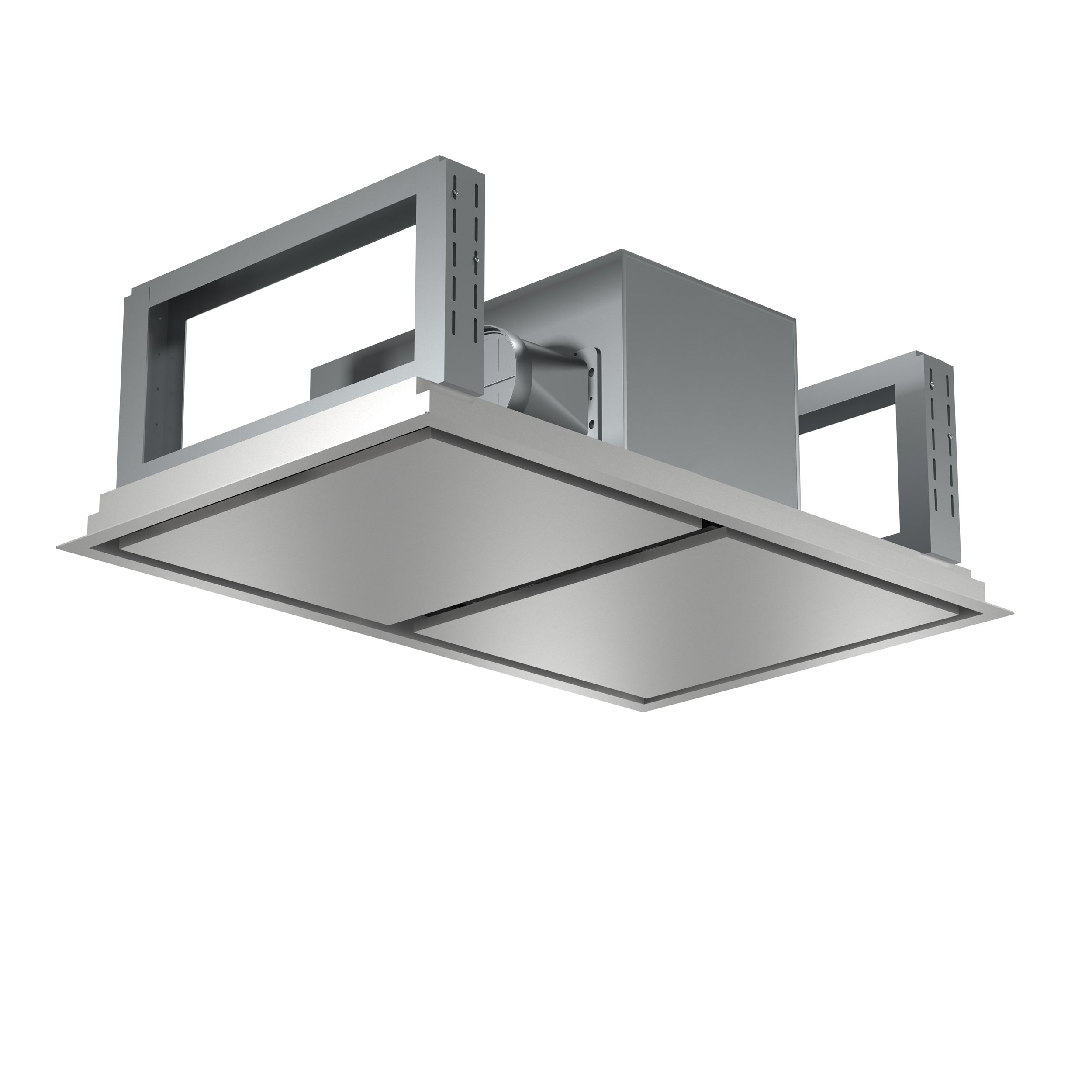 Forno Arezzo 44 in. 1200 CFM Stainless Steel Ceiling Mount Range Hood with Remote Control | FRHRE5312-44