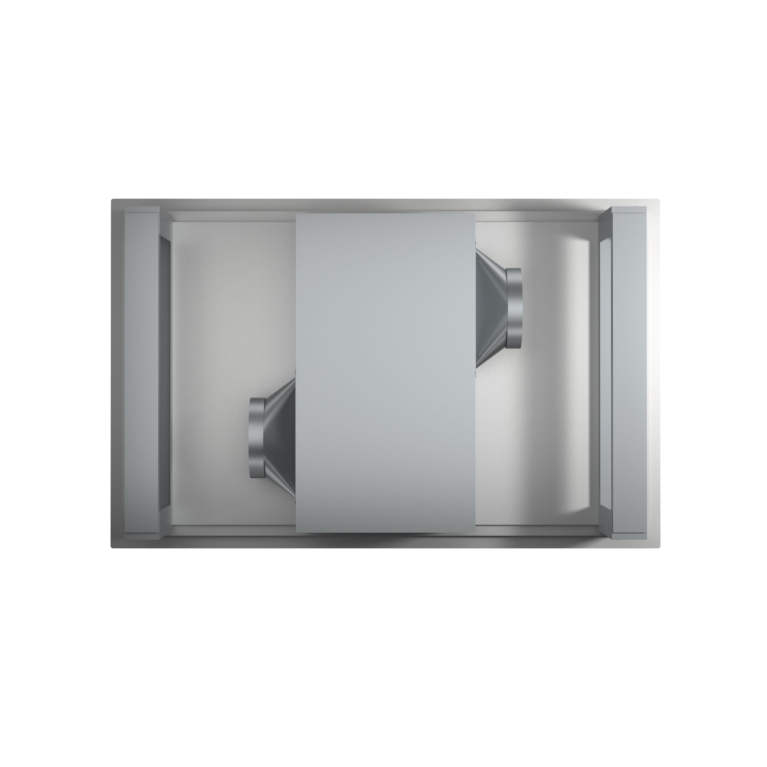 Forno Arezzo 44 in. 1200 CFM Stainless Steel Ceiling Mount Range Hood with Remote Control | FRHRE5312-44