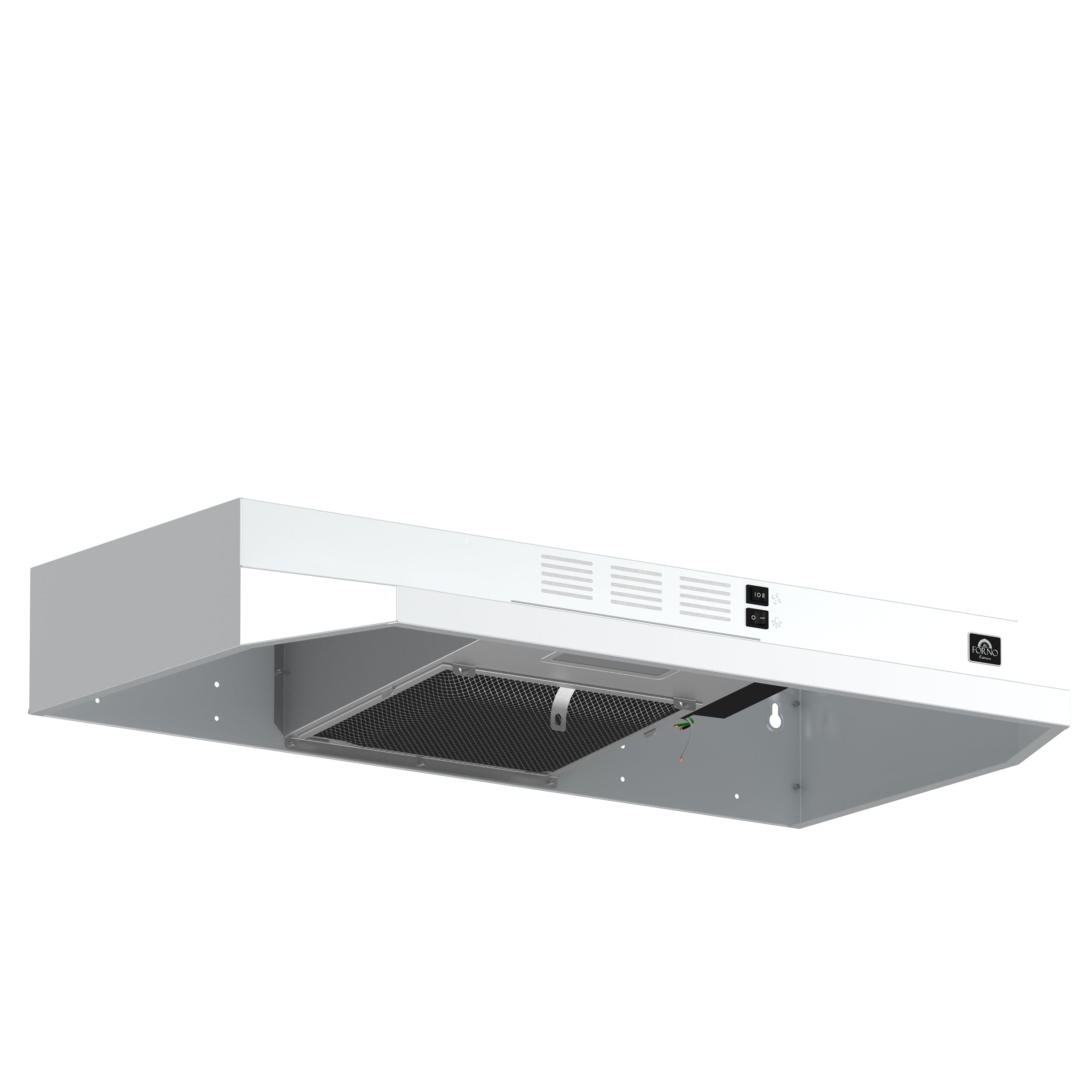 Forno Cappa 30 in. 200 CFM White Convertible Under Cabinet Range Hood | FRHUC5200-30WHT