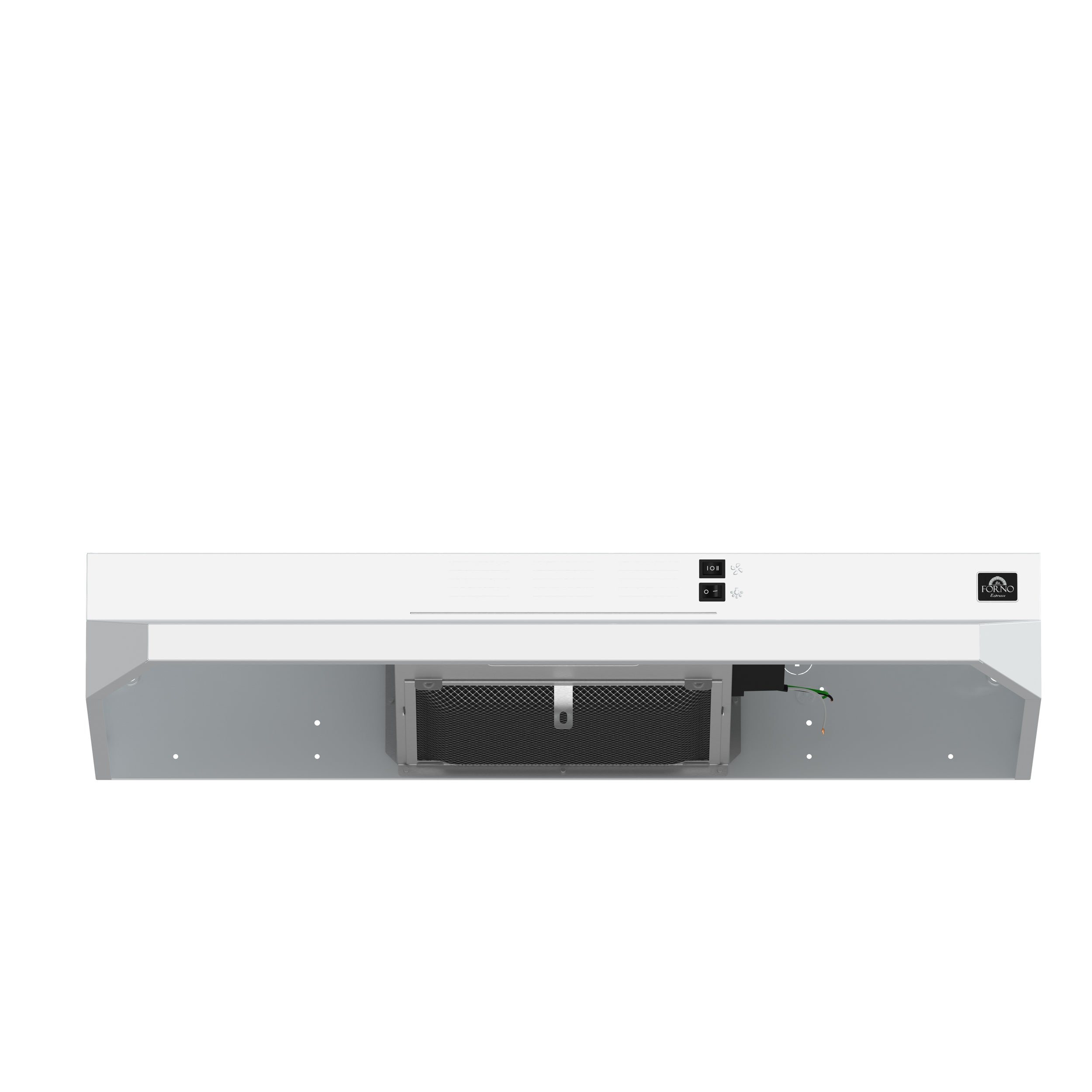 Forno Cappa 30 in. 200 CFM White Convertible Under Cabinet Range Hood | FRHUC5200-30WHT