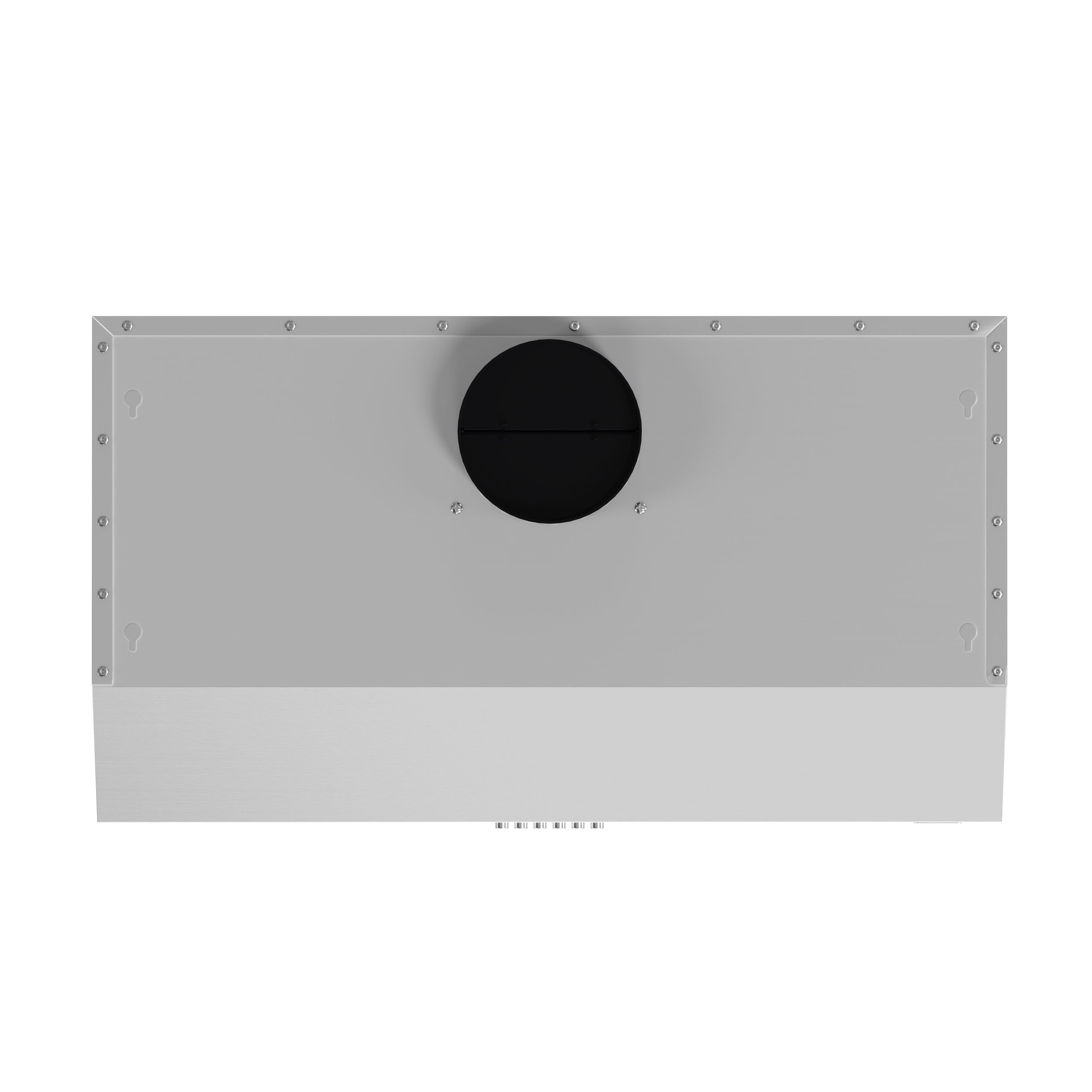 Forno Espresso Bari 30 in. 400 CFM White Under-Counter Range Hood with Antique Brass Accents | FRHUC5255-30WHT