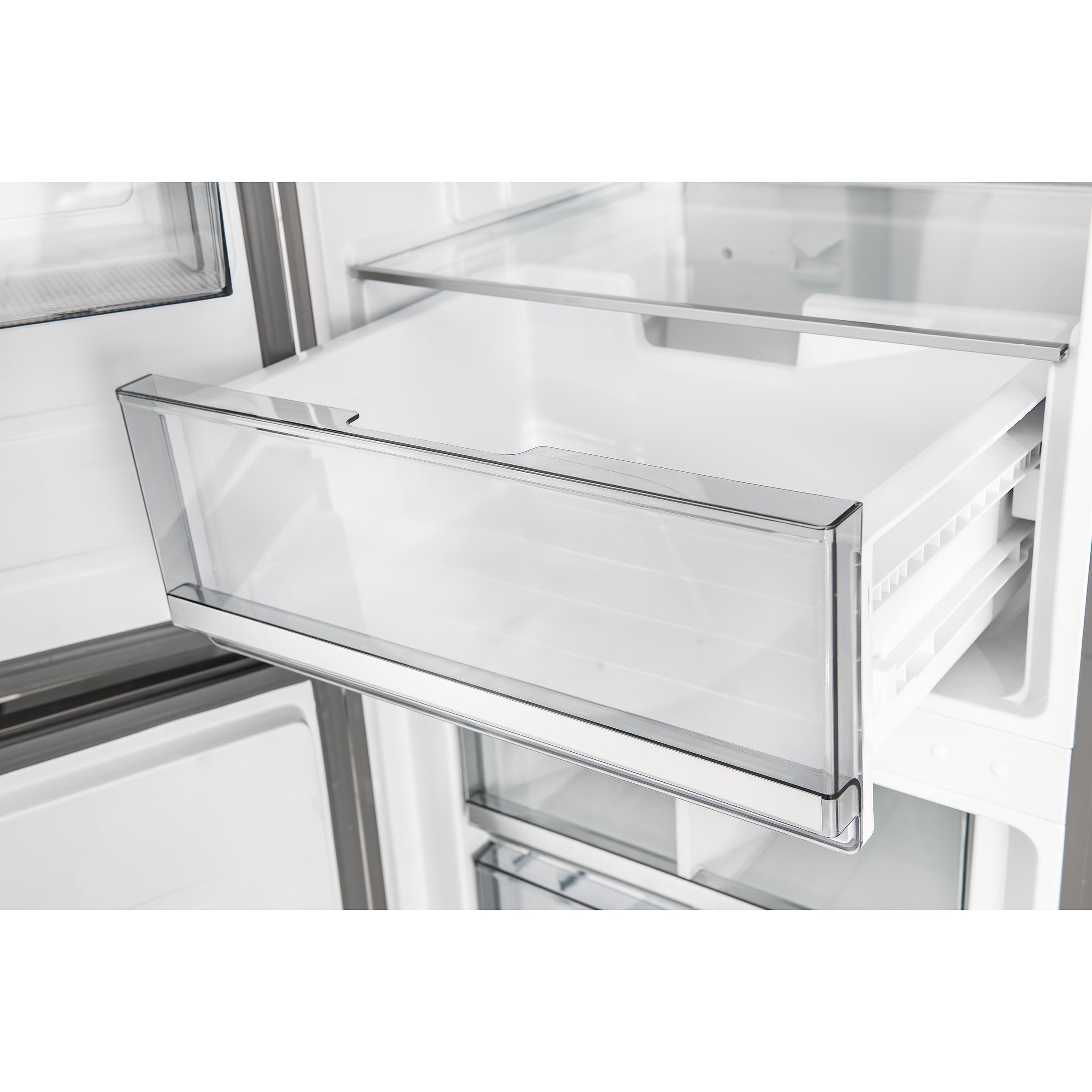 Custodia 48" Bottom Freezer combo, 20.6 cf., Ice Maker, Total No frost, Stainless Steel handles