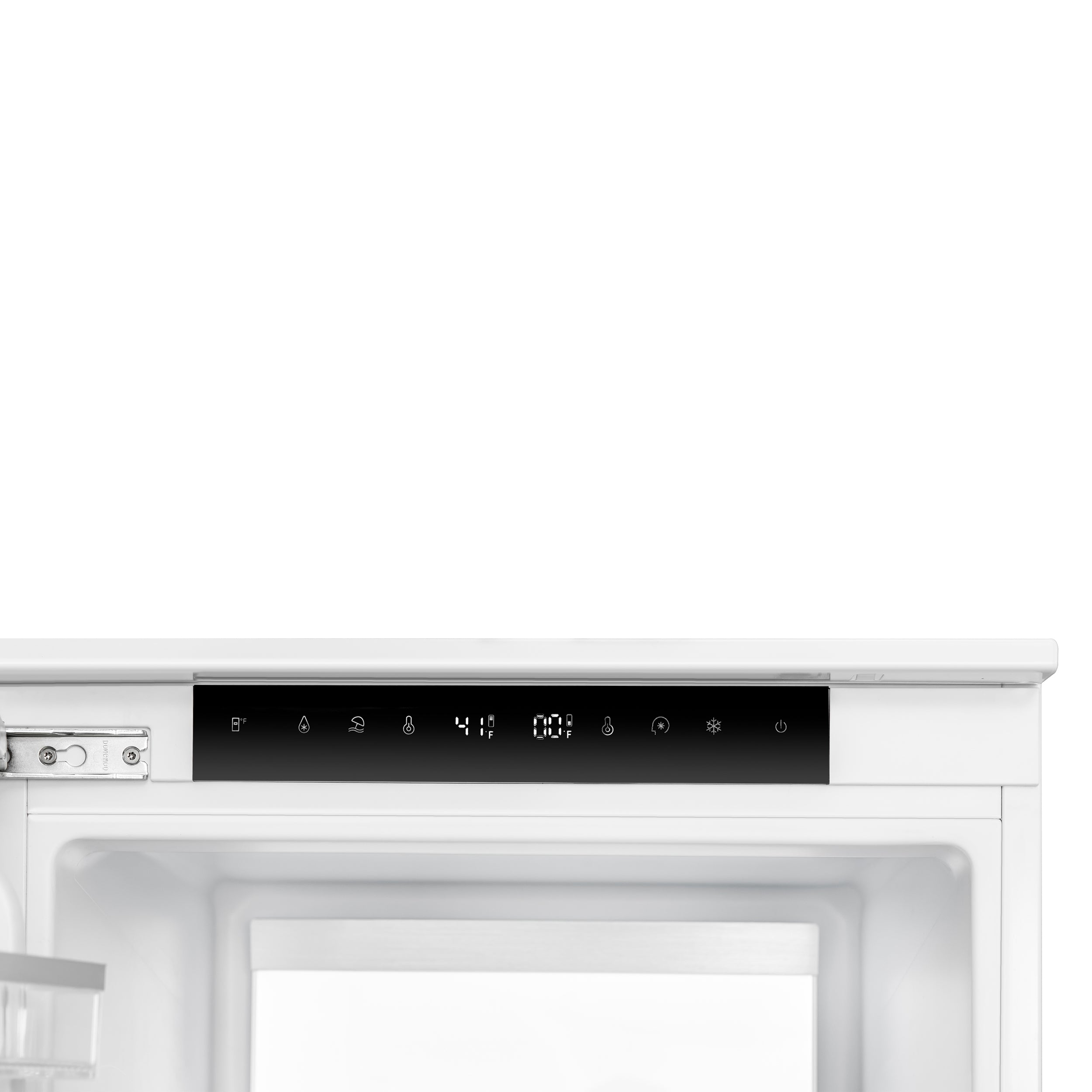 Forno Rivestito 22 Inch Panel Ready Bottom Freezer Refrigerator, 8.3 cu. ft., Ice Maker, Total No Frost, Fast Cool & Fast Freeze