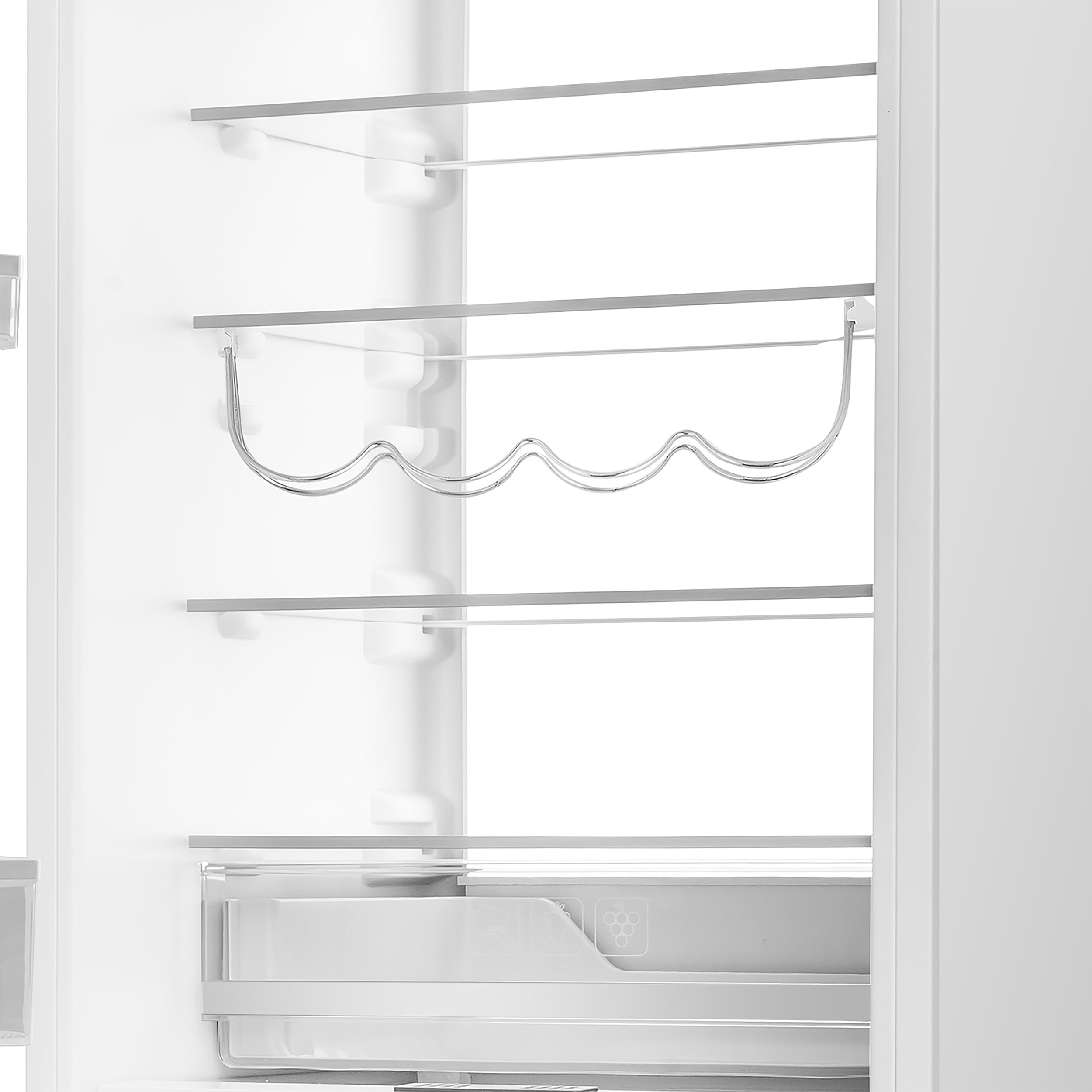 Forno Rivestito 22 Inch Panel Ready Bottom Freezer Refrigerator, 8.3 cu. ft., Ice Maker, Total No Frost, Fast Cool & Fast Freeze