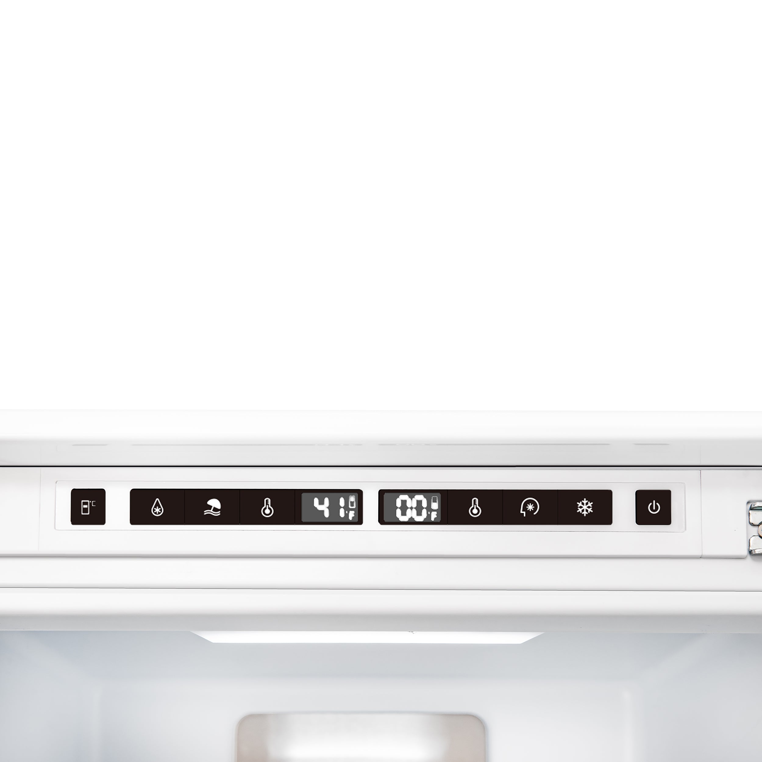 Forno Rivestito 42 in. 16.9 cu. ft. Panel Ready Side-By-Side Refrigerator with Ice Maker | FFRBI1794-42