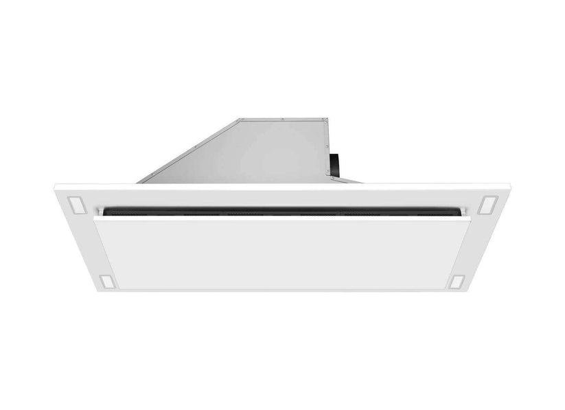VICTORY Sunset 600 CFM White Flush Ceiling Mount Range Hood | SUNSET-WH