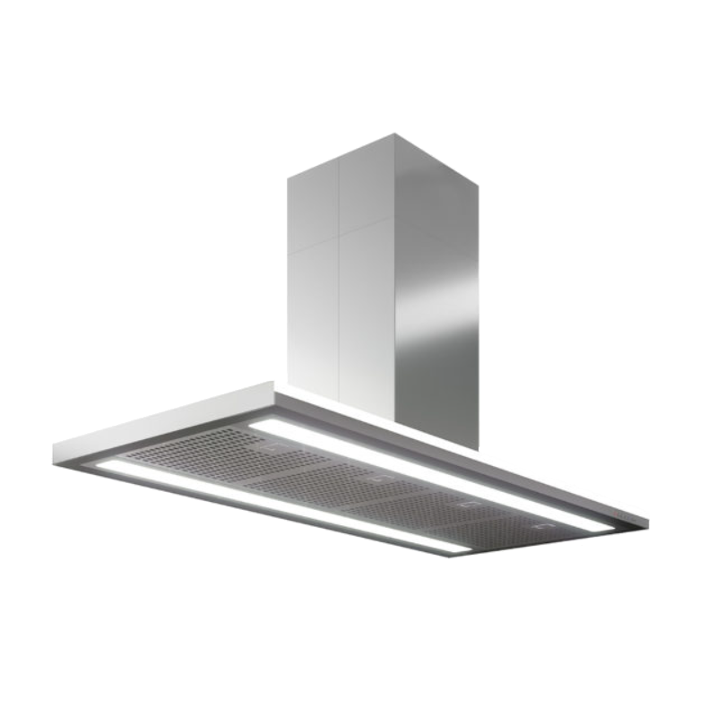 Futuro Streamline 48 in. 940 CFM Stainless Steel Island Mount Range Hood