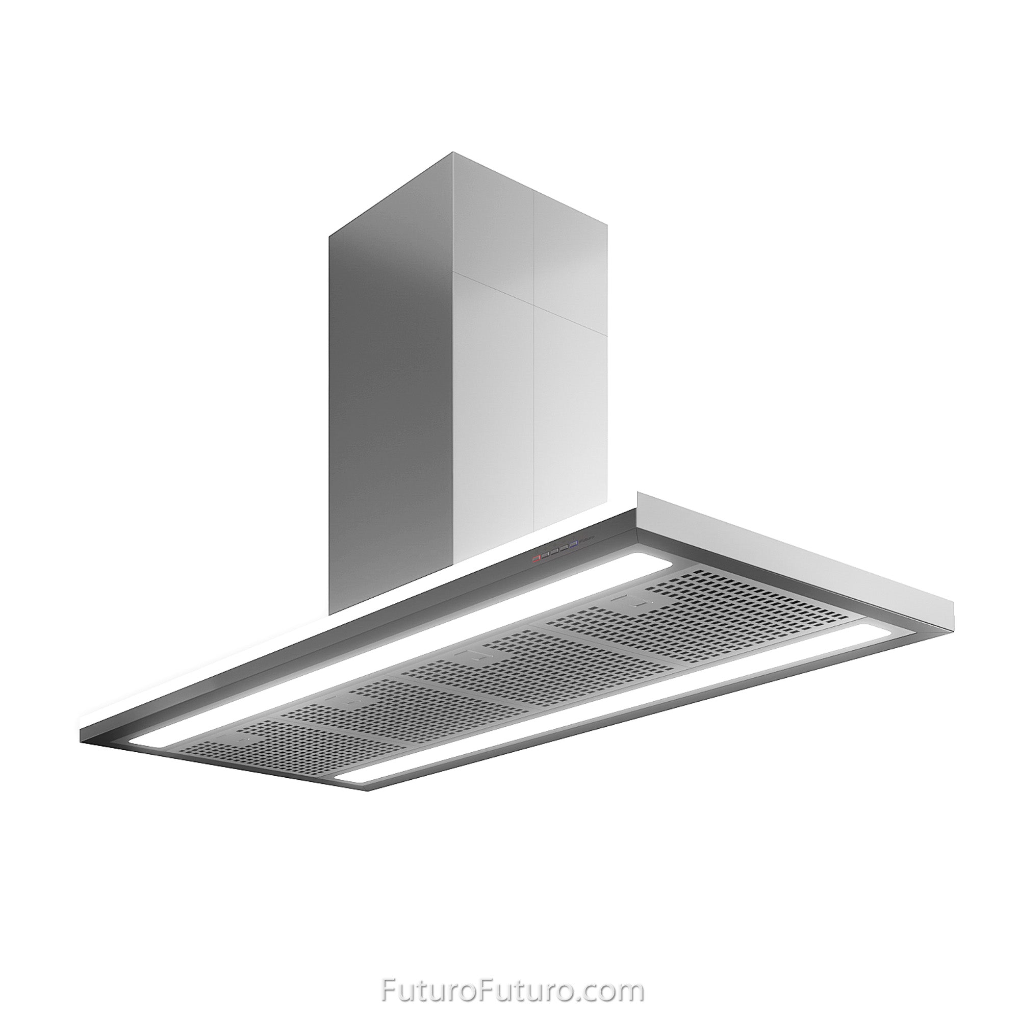 Futuro Streamline 48 in. 940 CFM Stainless Steel Island Mount Range Hood