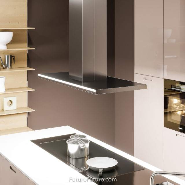 Futuro Streamline 48 in. 940 CFM Stainless Steel Island Mount Range Hood