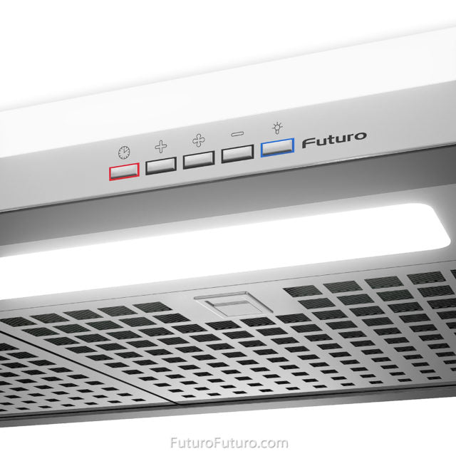 Futuro Streamline 48 in. 940 CFM Stainless Steel Island Mount Range Hood