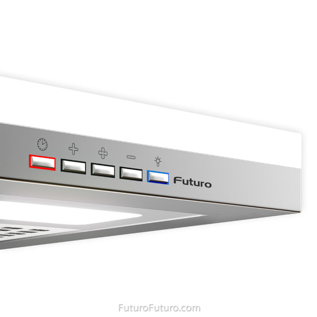 Futuro Streamline 48 in. 940 CFM Stainless Steel Island Mount Range Hood