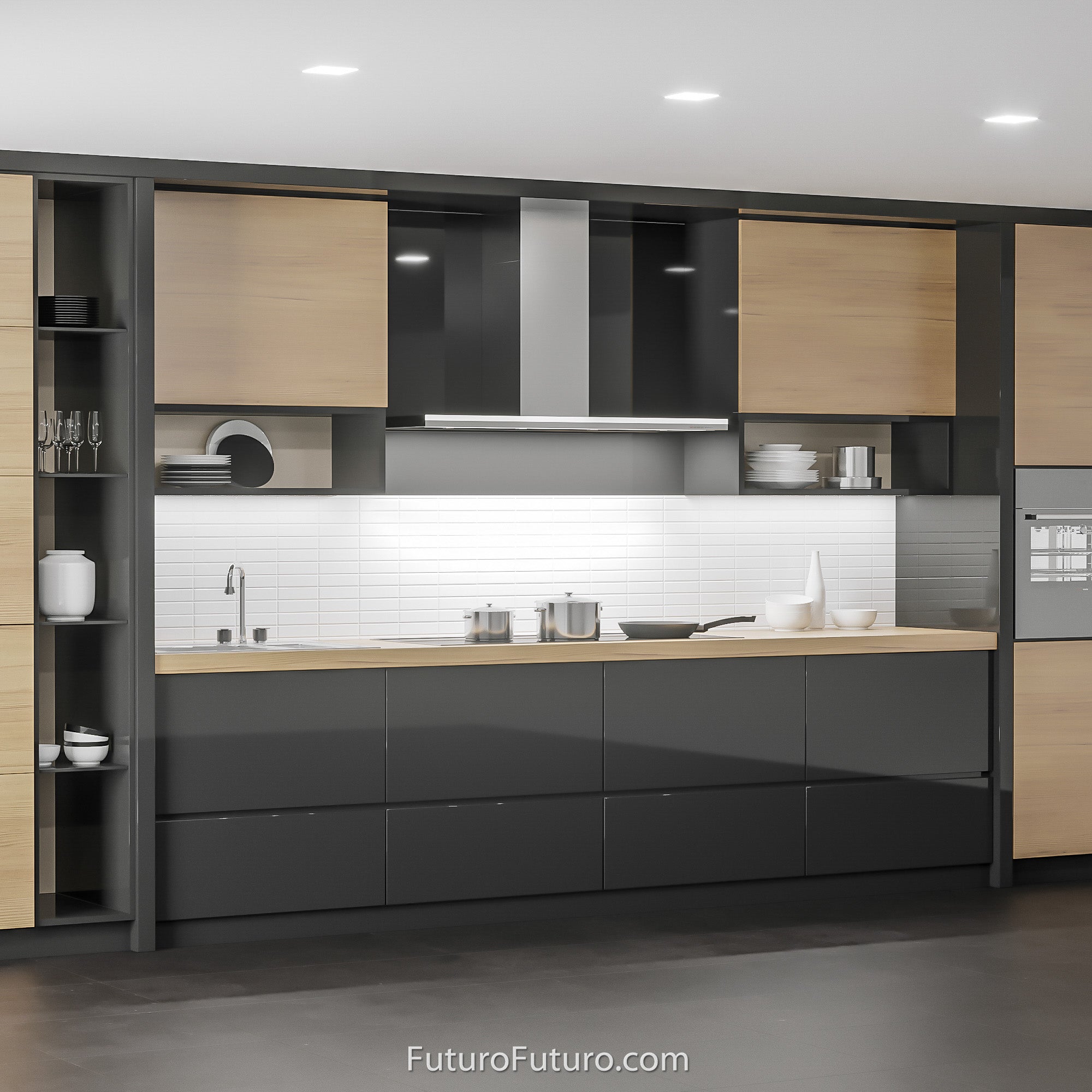 Futuro Streamline 48 in. 940 CFM Stainless Steel Wall Mount Range Hood