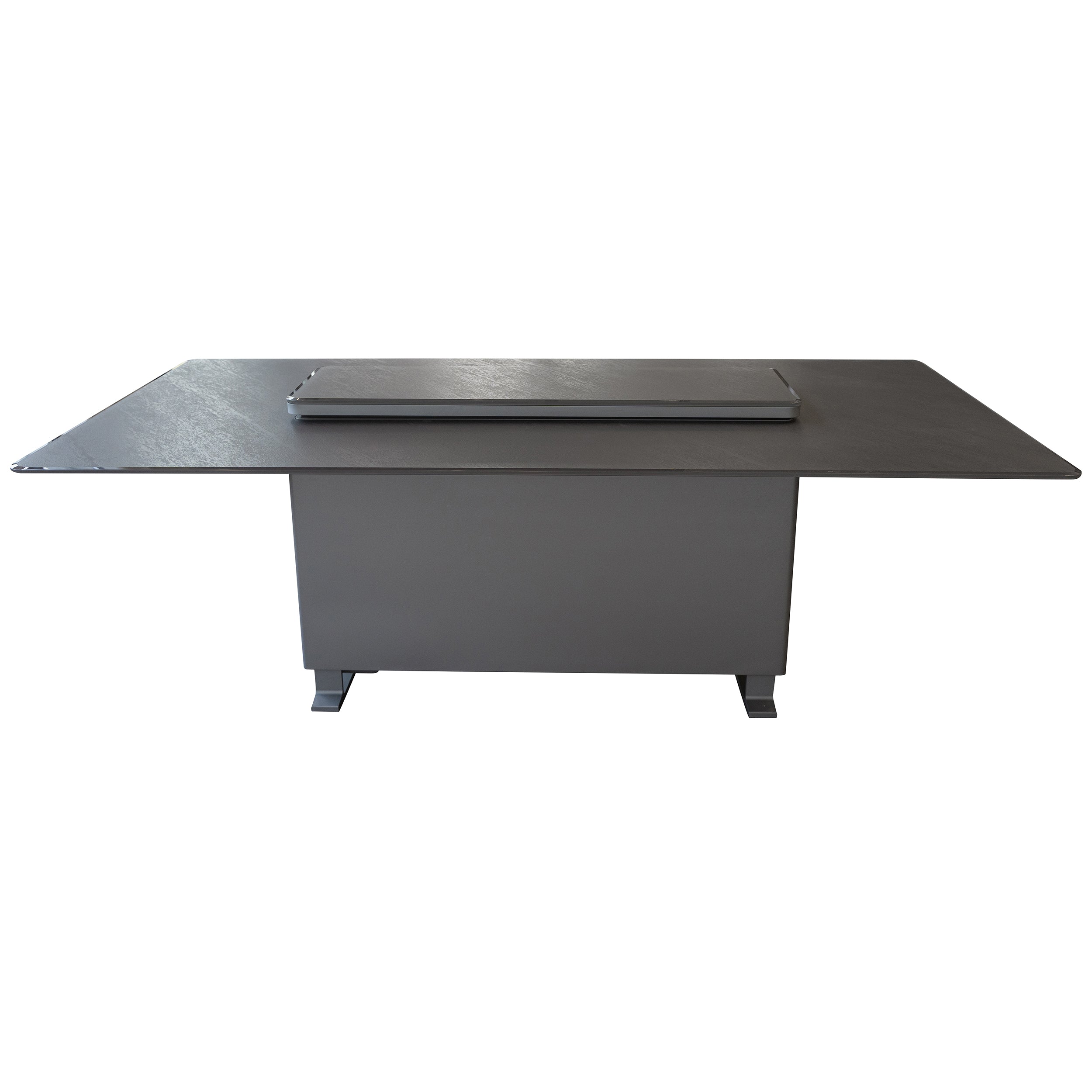 Cinetico Smart Dining Table, Sandstone Black, 5.3 cu.ft fridge and freezer with Bluetooth control