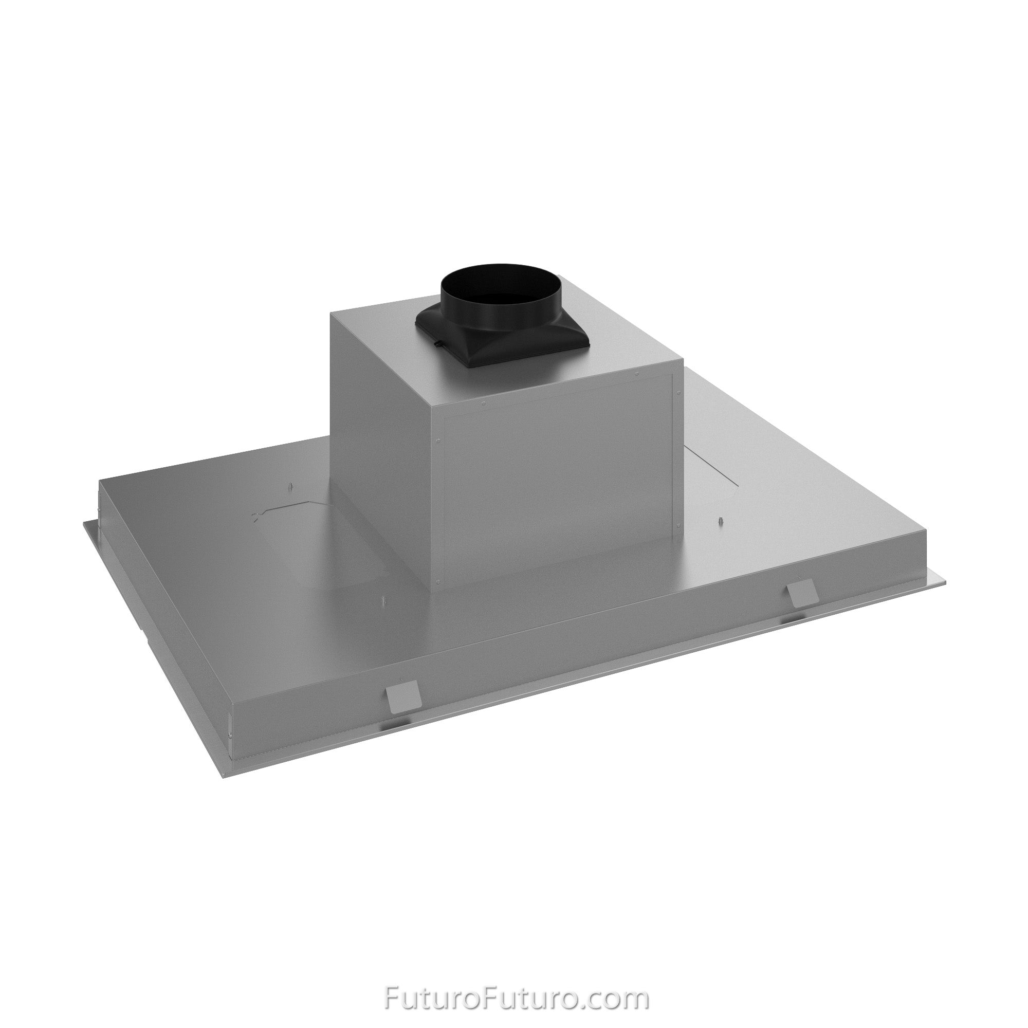 Futuro Savona 36 in. 940 CFM Stainless Steel Ceiling Mount Range Hood With Color Options