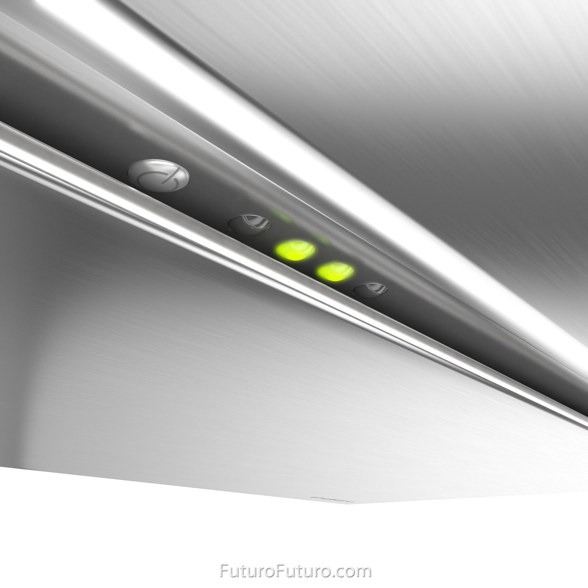 Futuro Savona 36 in. 940 CFM Stainless Steel Ceiling Mount Range Hood With Color Options