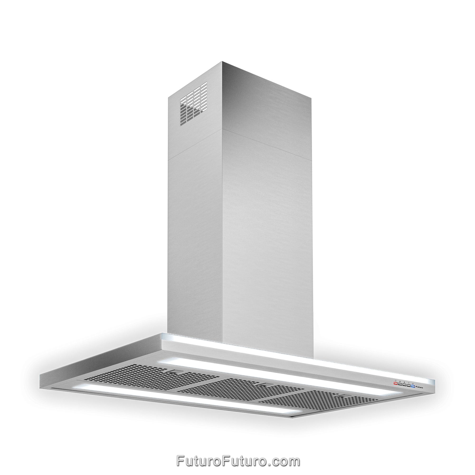 Futuro Streamline 36 in. 940 CFM Stainless Steel Island Mount Range Hood