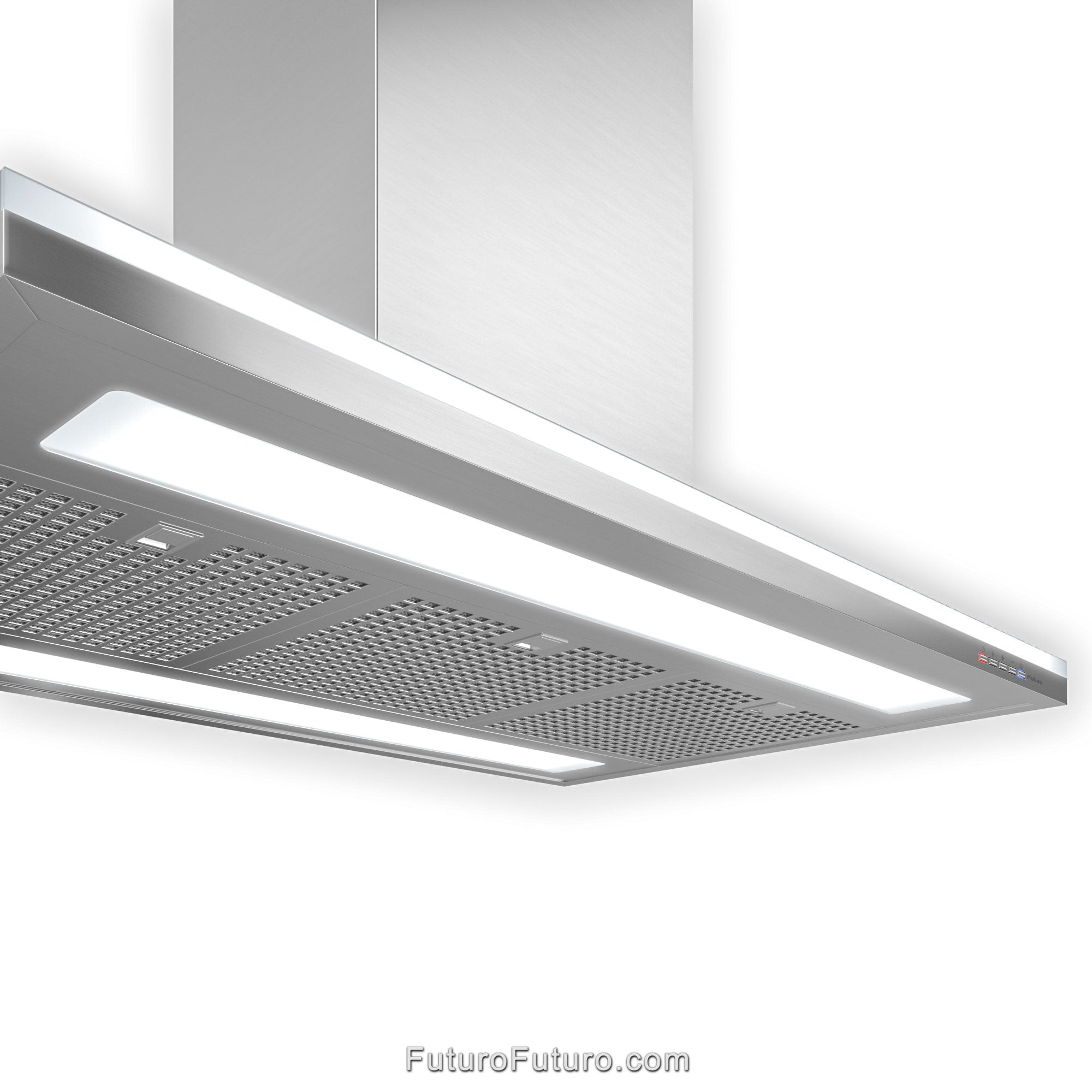 Futuro Streamline 36 in. 940 CFM Stainless Steel Island Mount Range Hood
