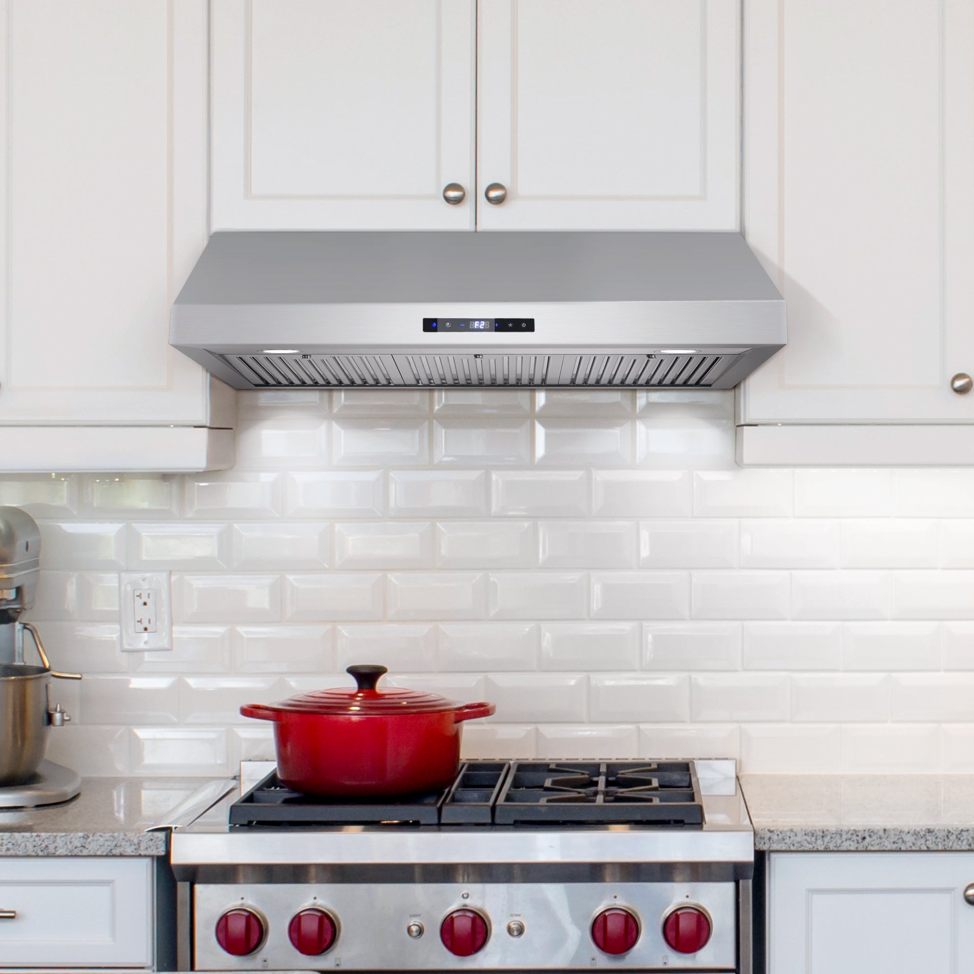 Cosmo Haven 36 in. 380 CFM Stainless Steel Under-Cabinet Range Hood, Touch Controls | UMC36