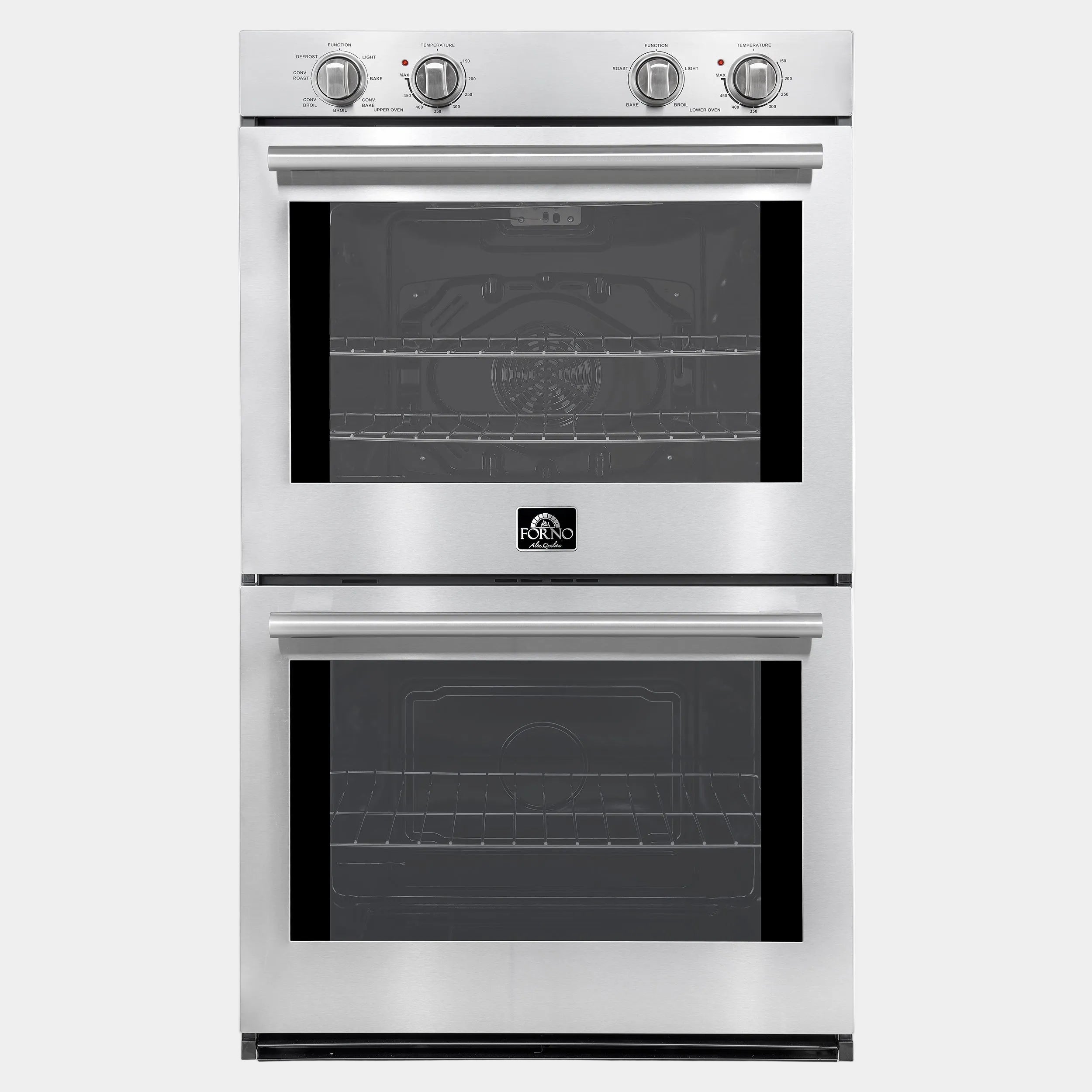 Forno Vomero 30 in. 10 cu.ft. Stainless Steel Double Electric Wall Oven | FBOEL1324-30