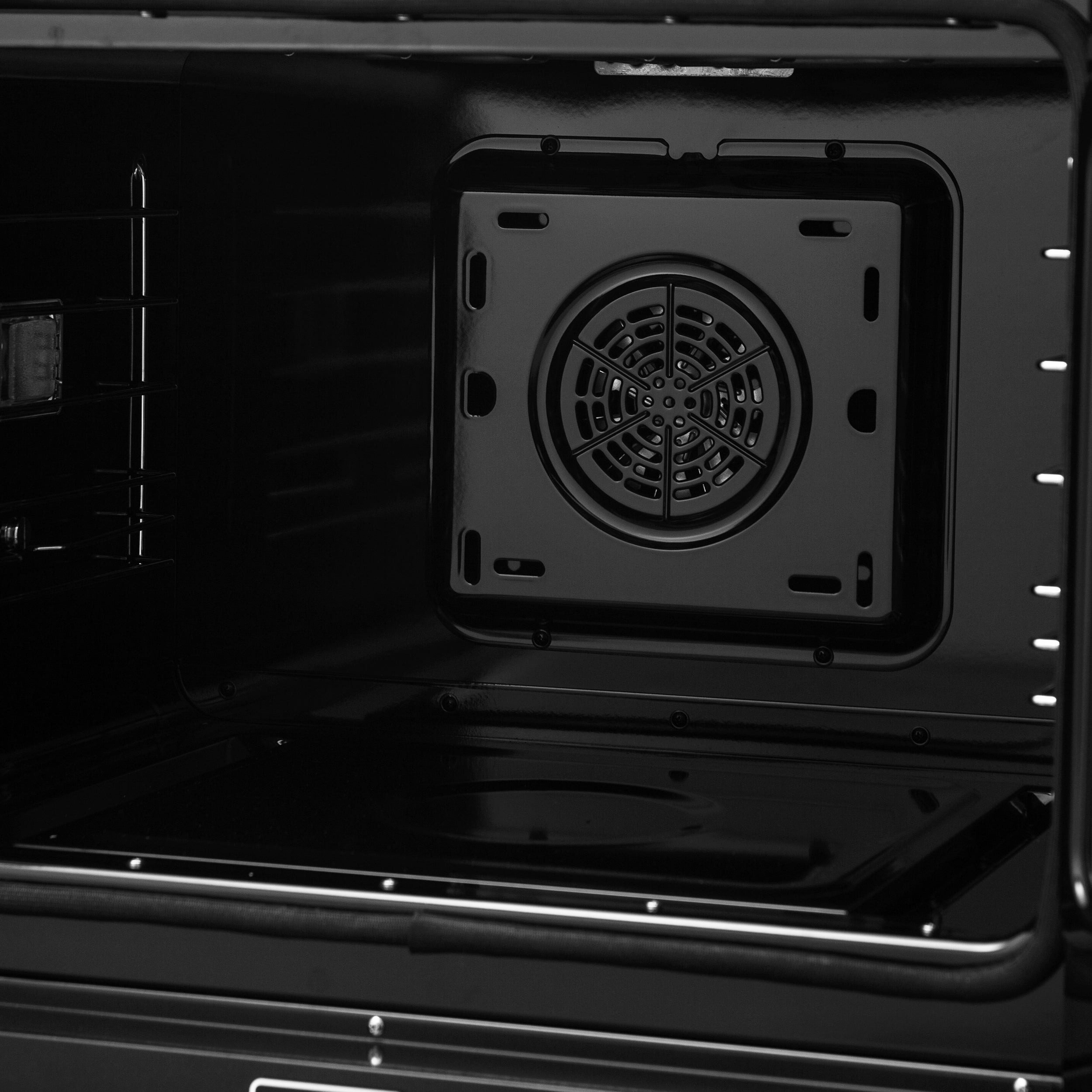 Forno Asti 30 in. 3.68 cu.ft. Black Self-Cleaning Electric Wall Oven with Air Fry, Sous Vide and Antique Brass Accents | FBOEL1333-30BLK