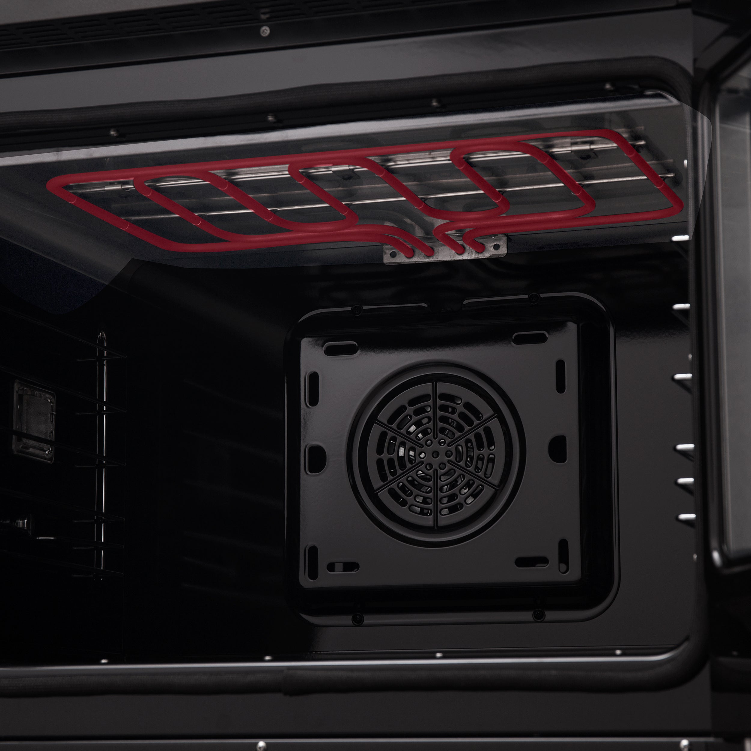 Forno Asti 30 in. 7.36 cu.ft. Black Self-Cleaning Double Electric Wall Oven with Air Fry, Sous Vide and Antique Brass Accents | FBOEL1340-30BLK