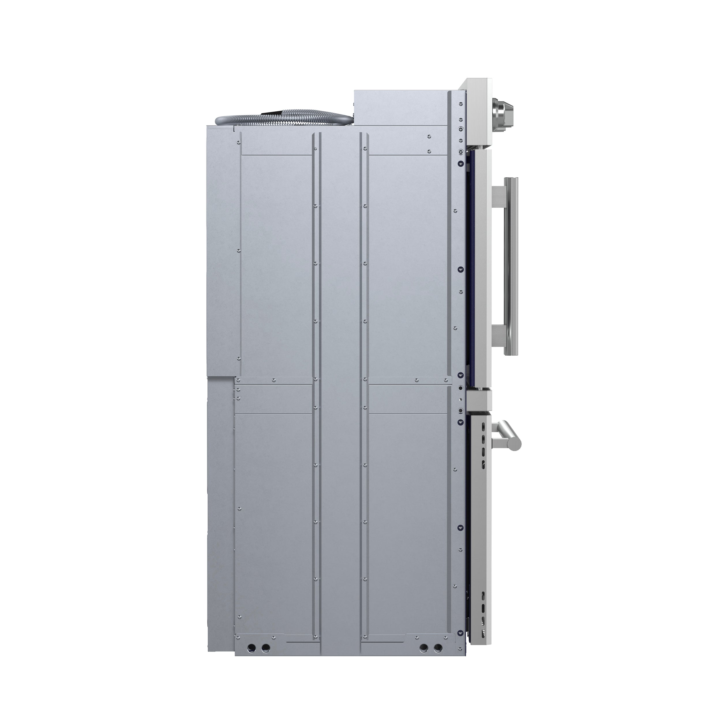 Forno Gallico 30 in. 7.36 cu.ft. Stainless Steel Self-Cleaning Double Electric Wall Oven with Telescopic Racks, Air Fry and Sous Vide | FBOEL1388-30