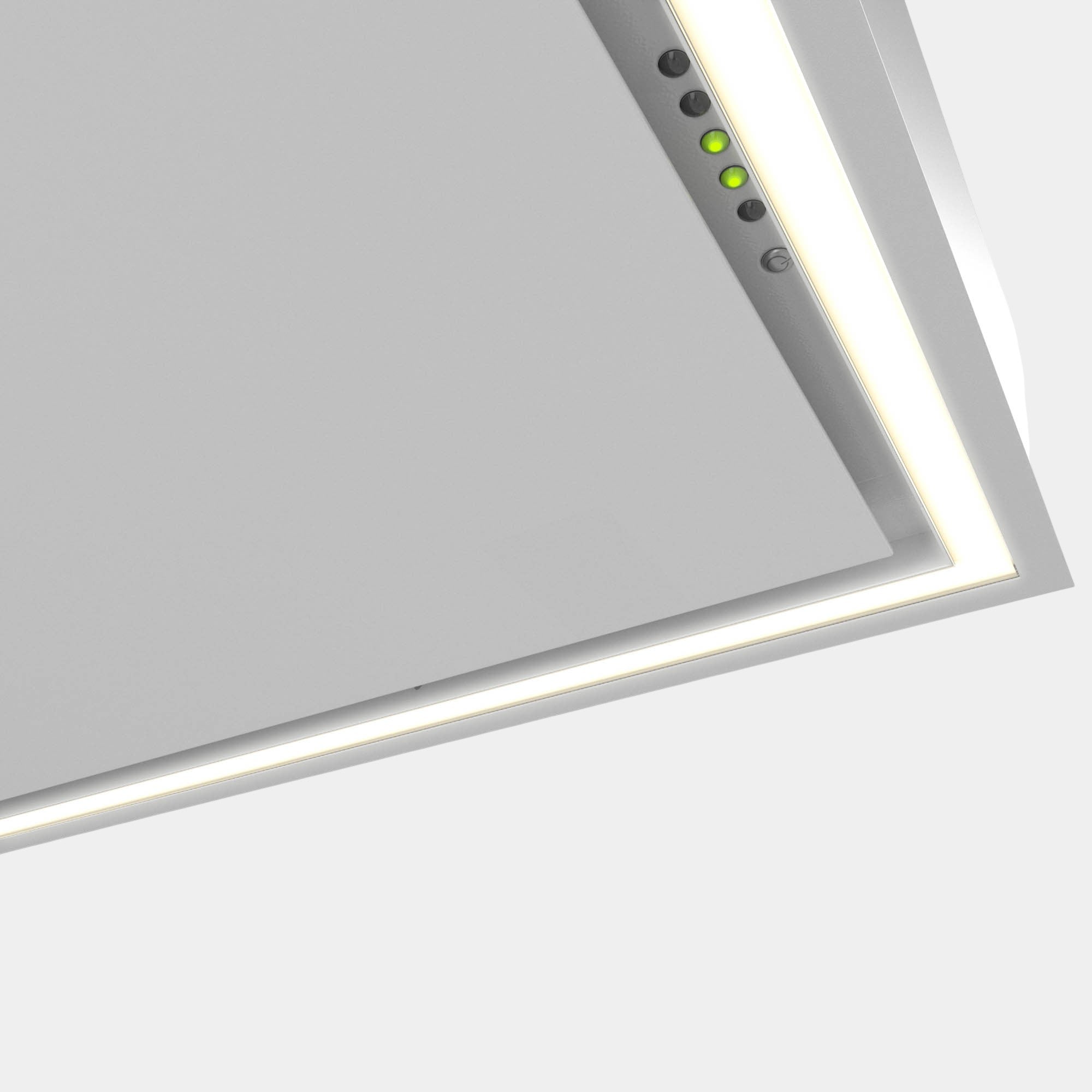Futuro Trim 36 in. 940 CFM White Ceiling Mount Range Hood | IS36TRIM-WHT