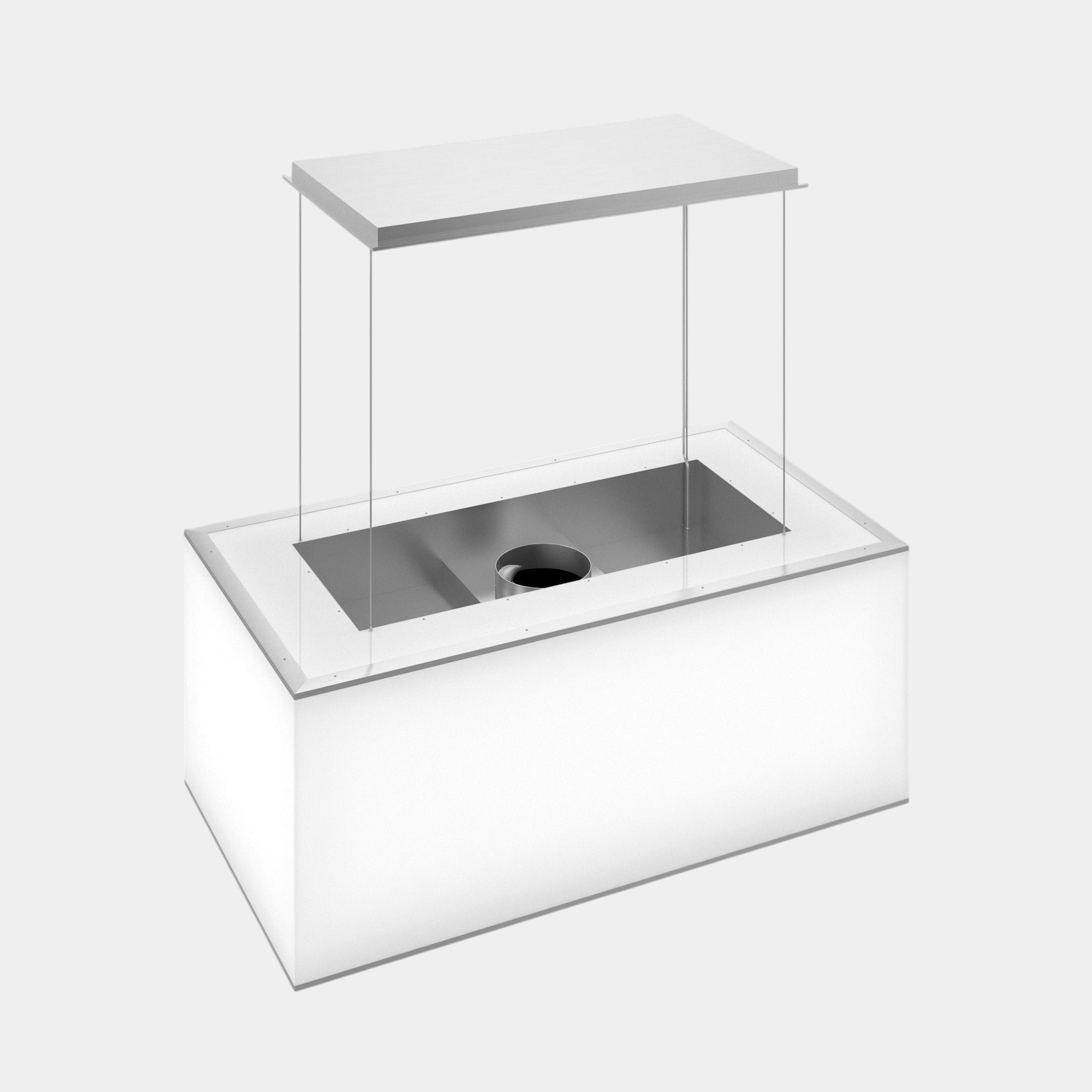 Futuro Tactio 36 in. 940 CFM Stainless Steel Island Mount Range Hood | IS36TACTIO