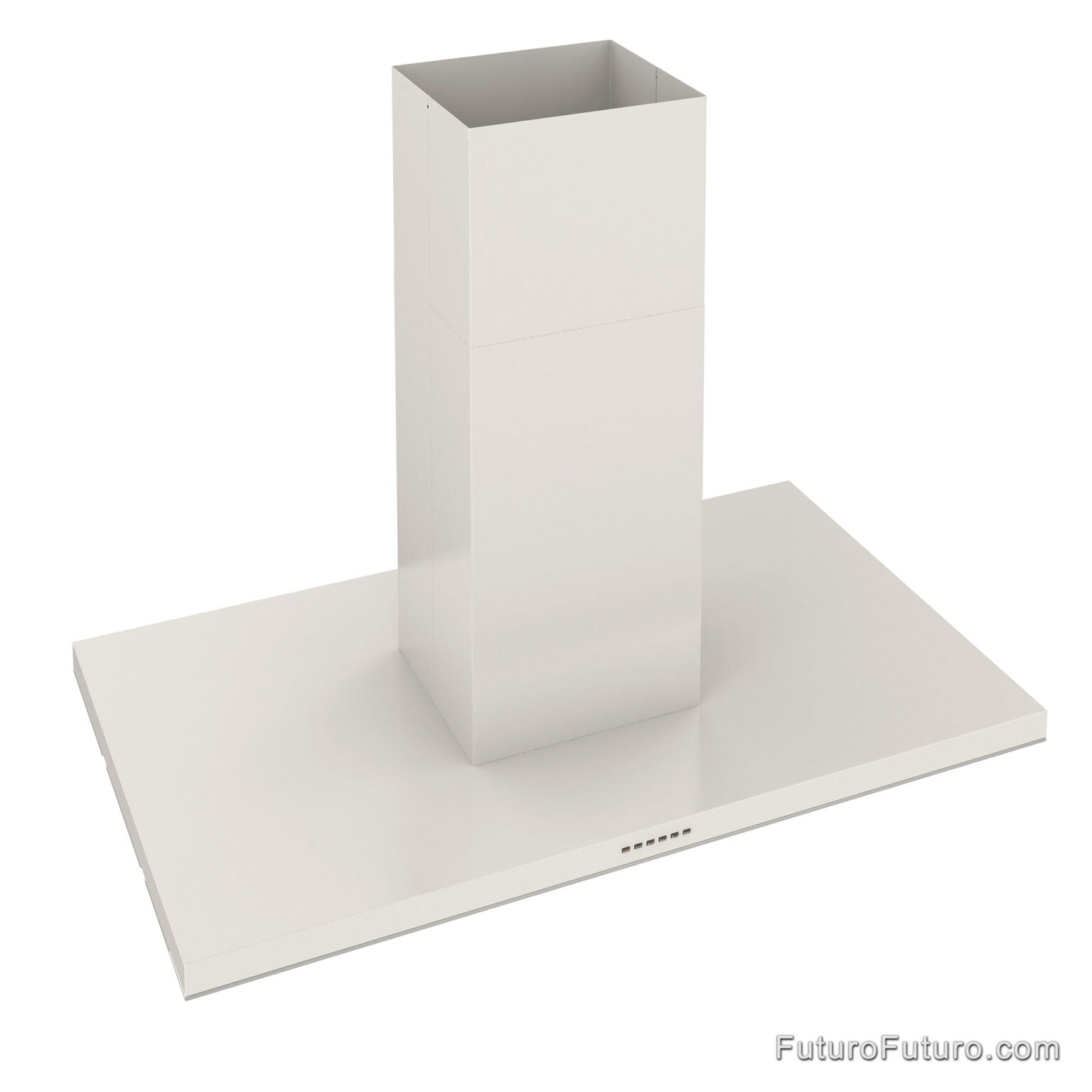 Futuro Viale 48 in. 940 CFM White Island Mount Range Hood | IS48VIALE-WHT