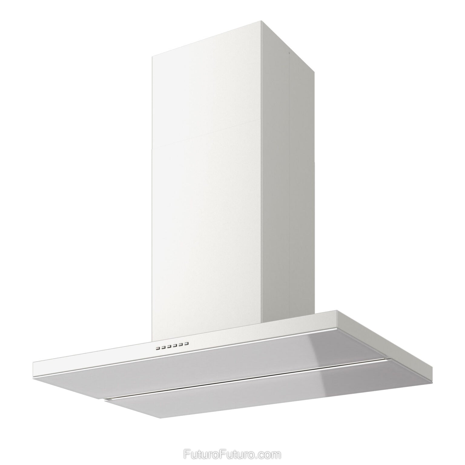 Futuro Viale 36 in. 940 CFM White Island Mount Range Hood | IS36VIALE-WHT