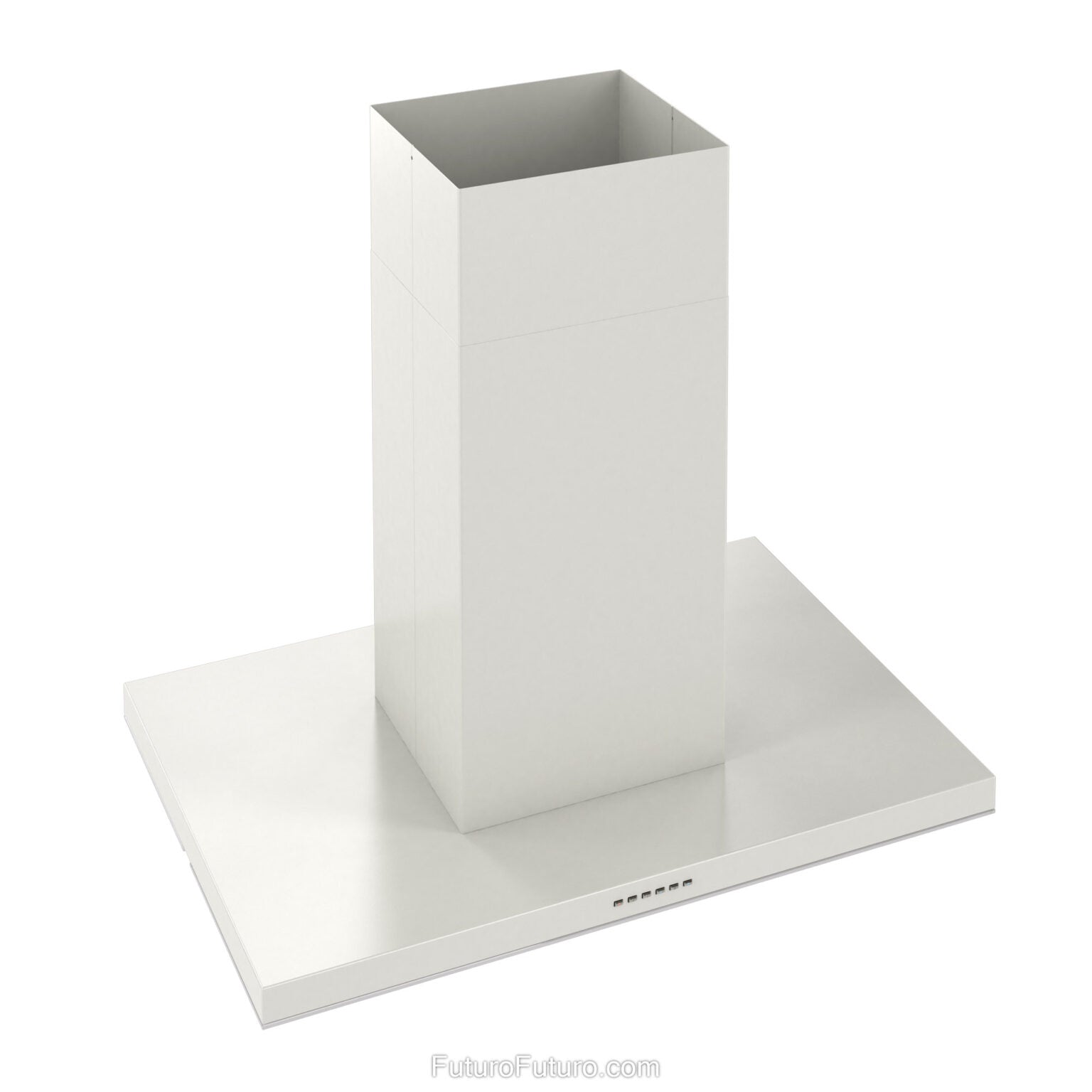 Futuro Viale 36 in. 940 CFM White Island Mount Range Hood | IS36VIALE-WHT