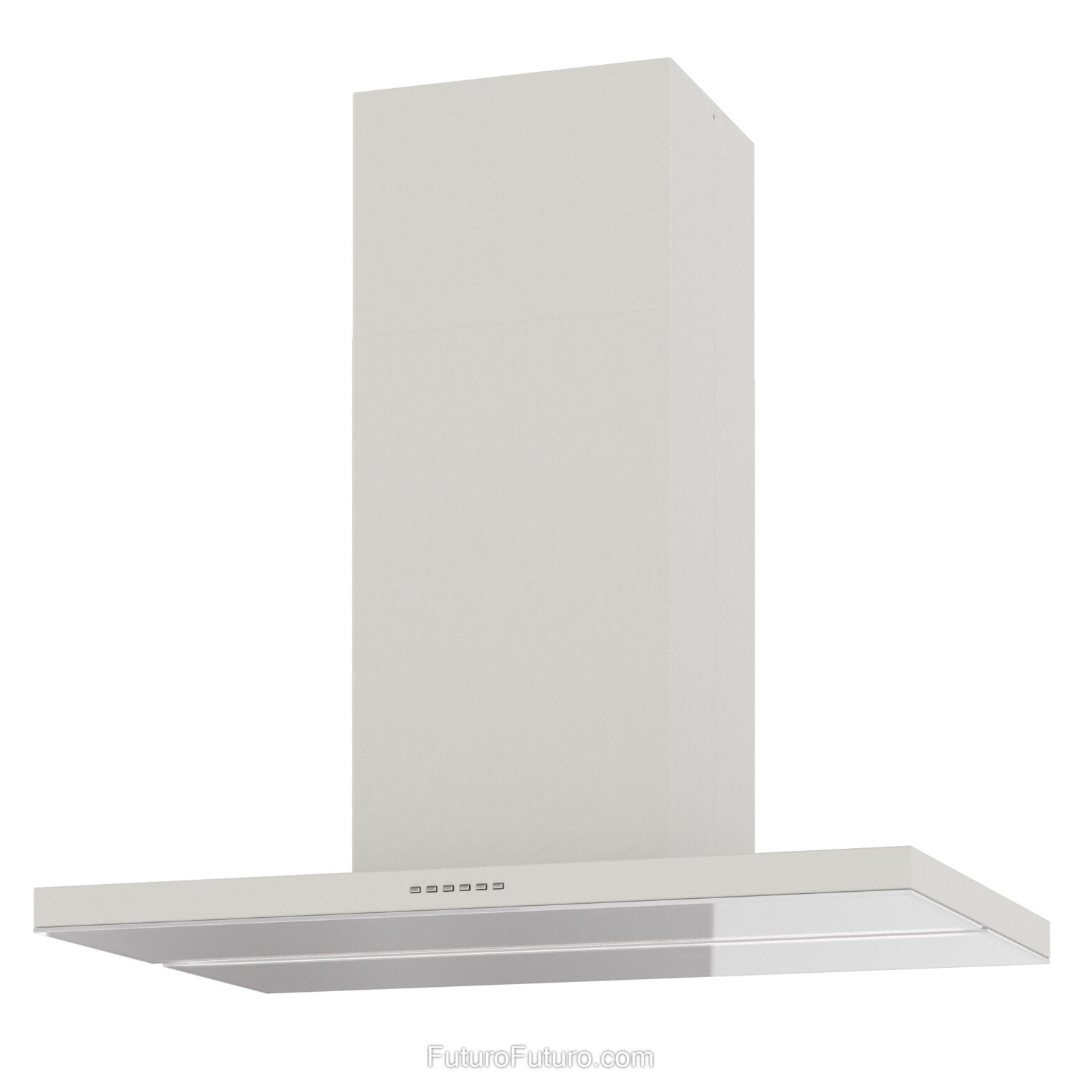 Futuro Viale 36 in. 940 CFM White Island Mount Range Hood | IS36VIALE-WHT