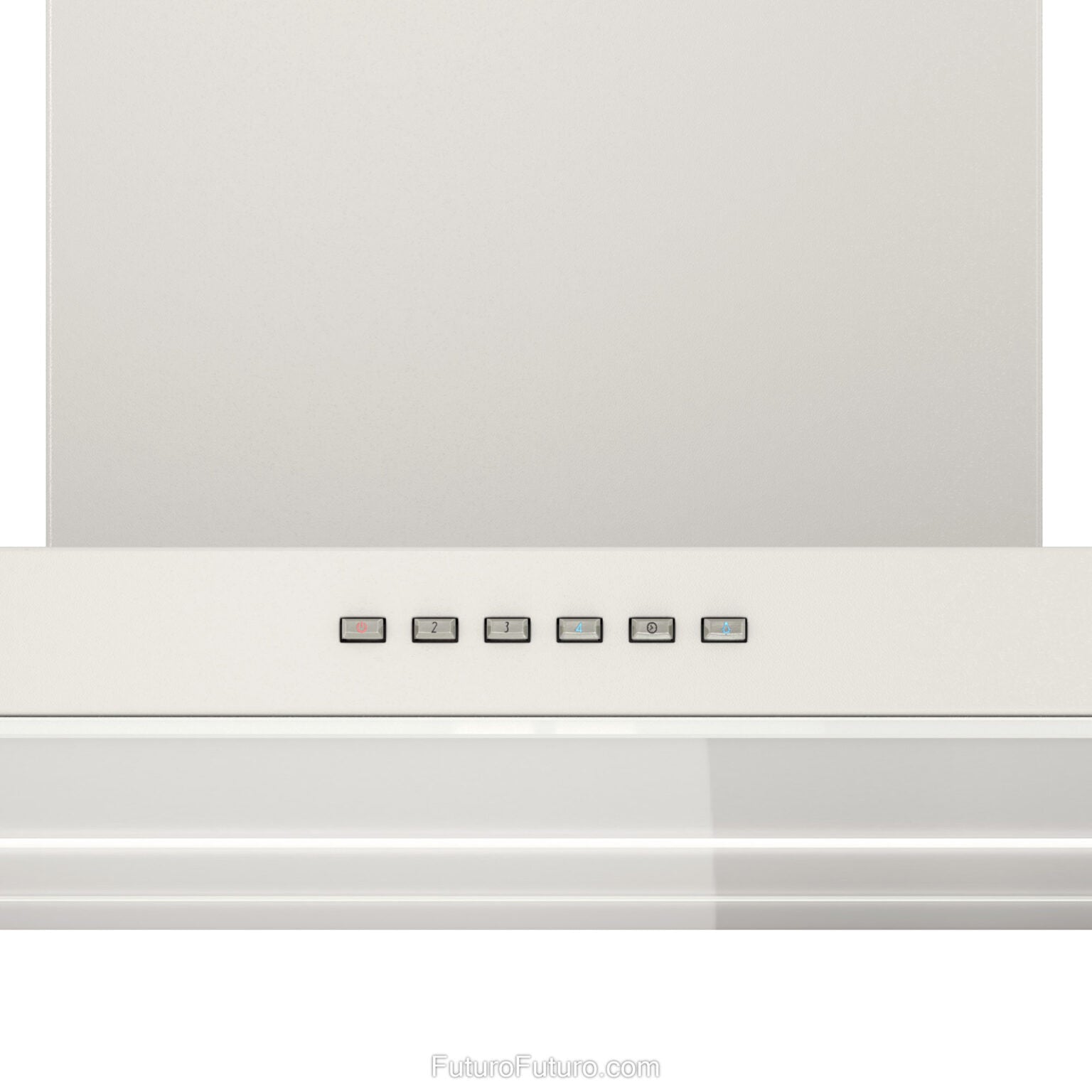 Futuro Viale 36 in. 940 CFM White Island Mount Range Hood | IS36VIALE-WHT