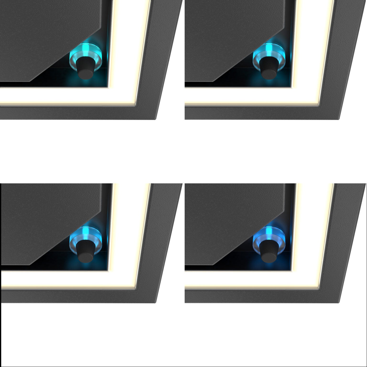 Futuro Balance 36 in. 940 CFM Charcoal Island Mount Range Hood | IS36BALANCE-CHR